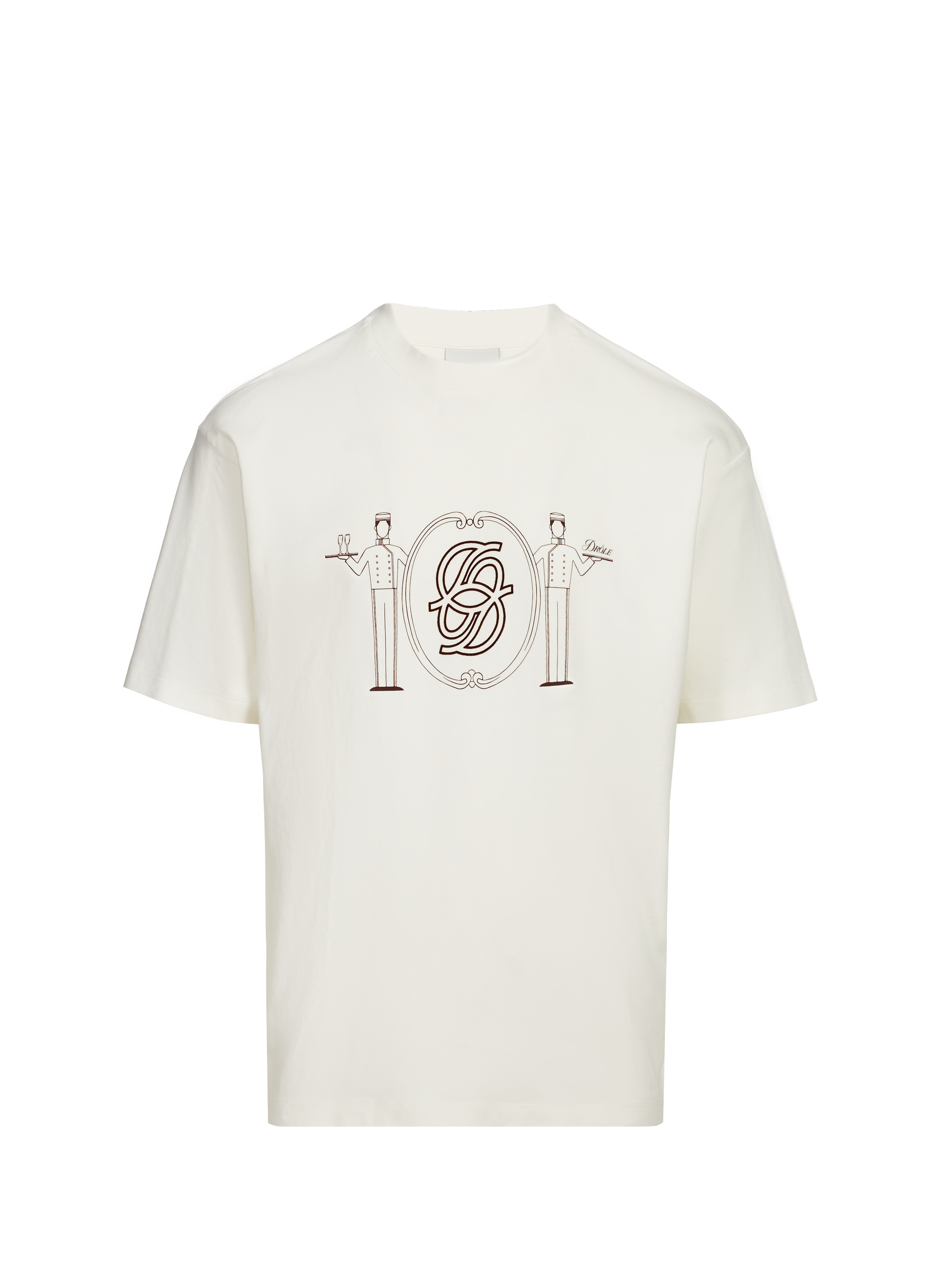 DROLE DE MONSIEUR Le T-shirt Room service Beige