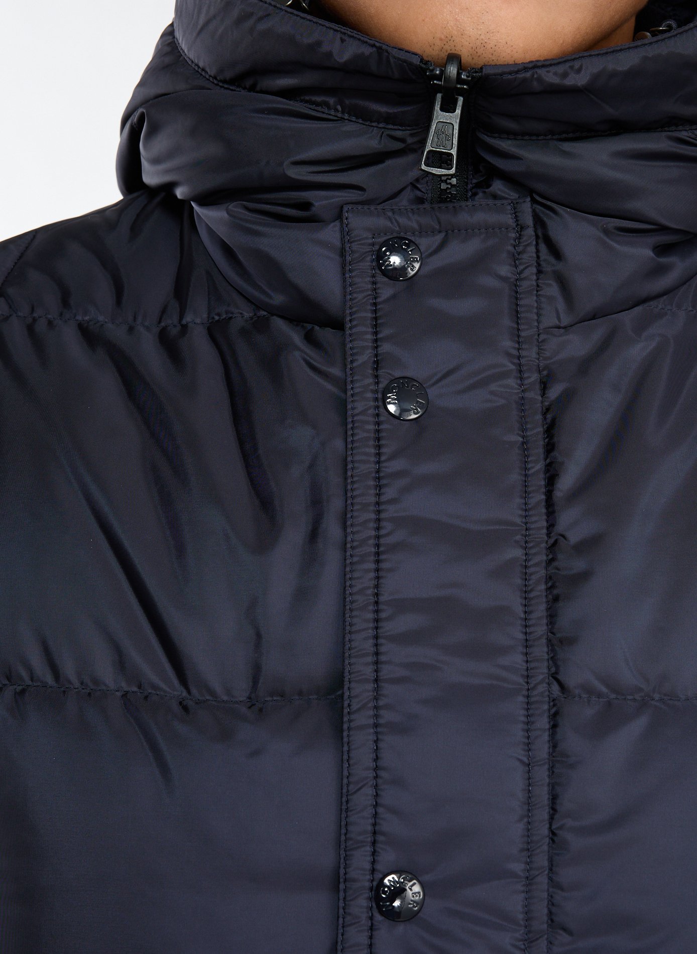 Reversible cotton-blend jacket MONCLER Blue
