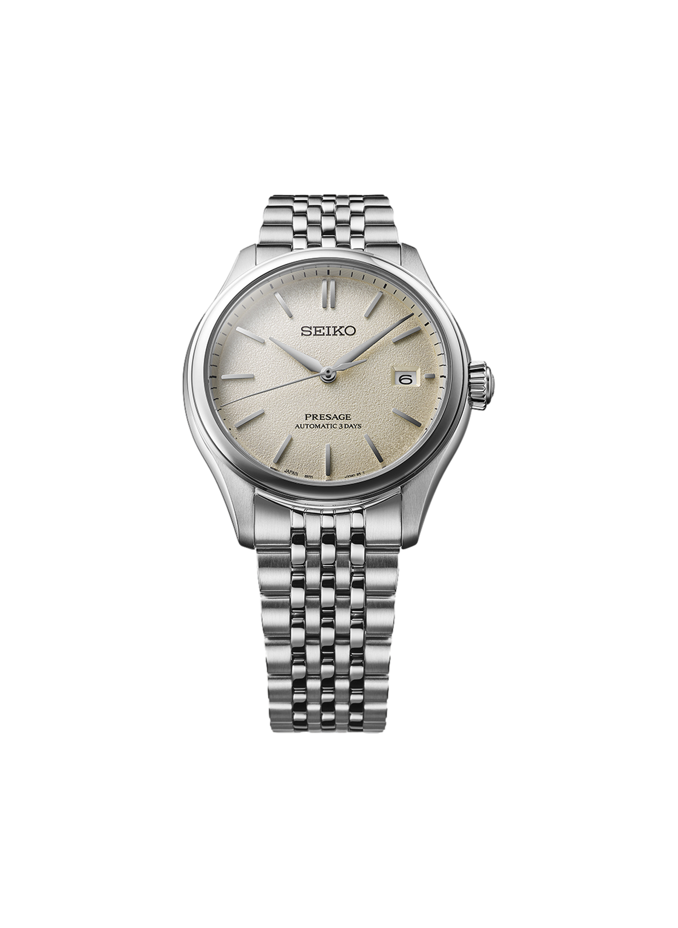 Montre en acier inoxydable SEIKO Blanc