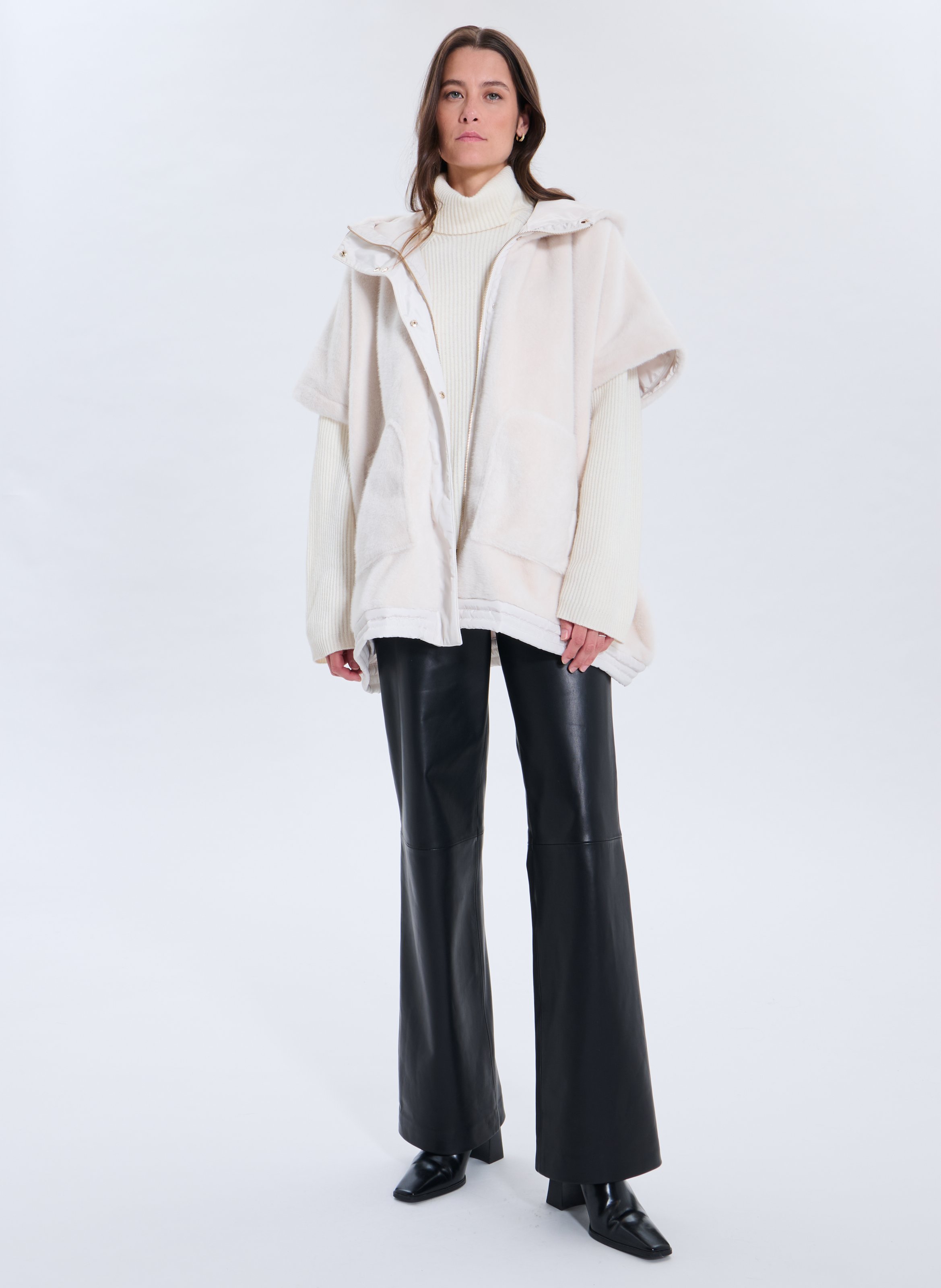 Manteau  marjolaine ZAPA Blanc