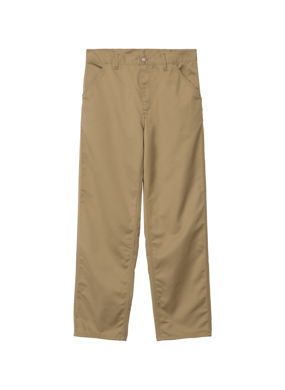 Gerade geschnittene Hose mit niedriger Taille CARHARTT WIP Beige