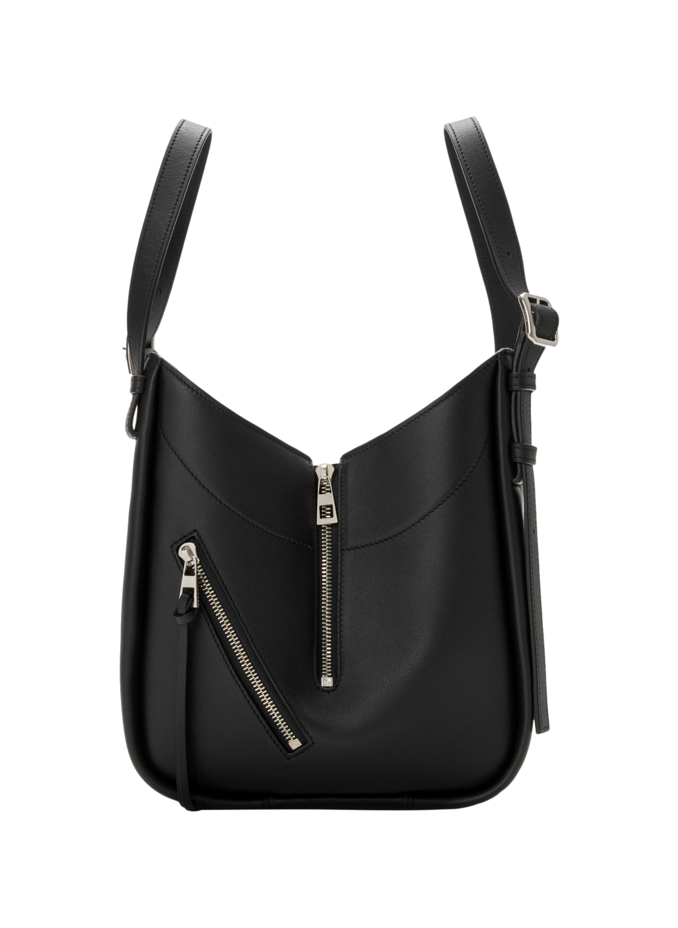 Sac Hammock Flip en cuir de veau classique LOEWE Noir