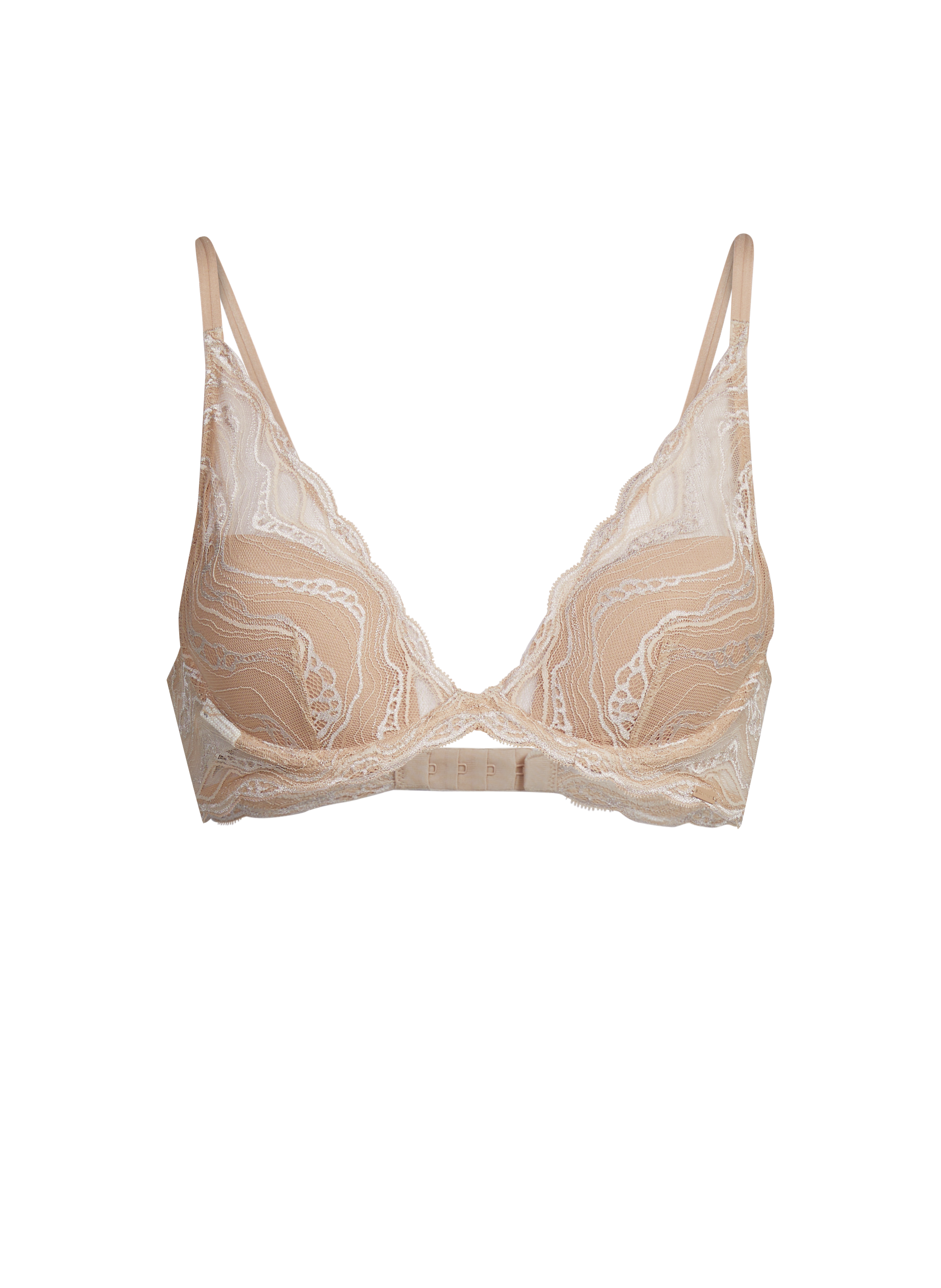 Soutien-gorge corbeille pigeonnant CALVIN KLEIN Beige