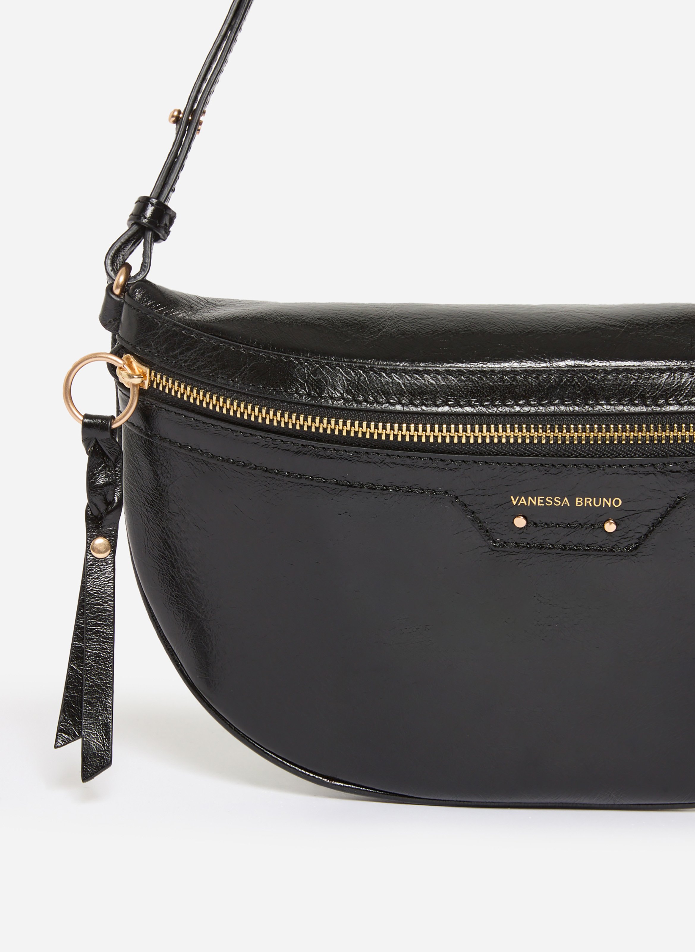 Sac Banane En Cuir VANESSA BRUNO Noir