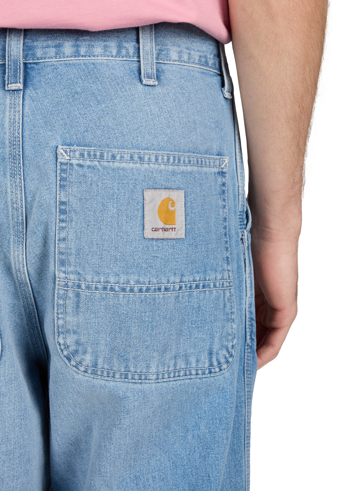 Jean large Simple en coton CARHARTT WIP Bleu