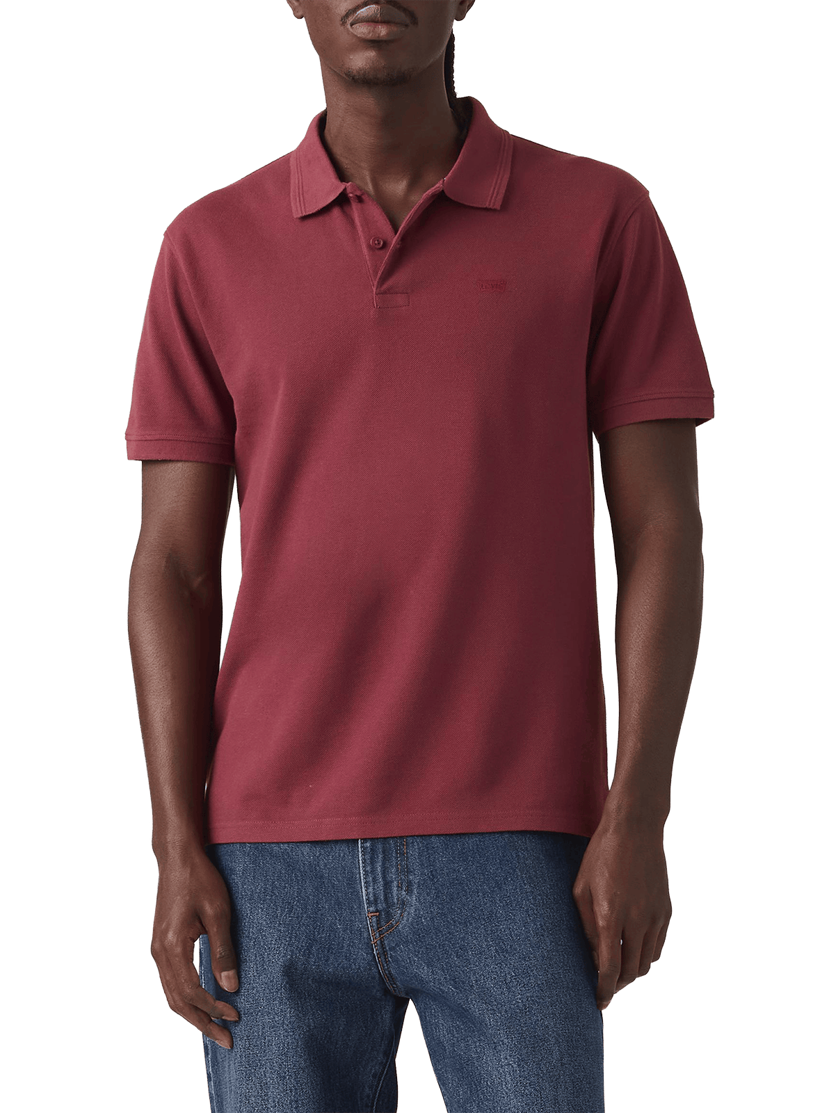 Polo manches courtes en coton LEVI'S Rouge