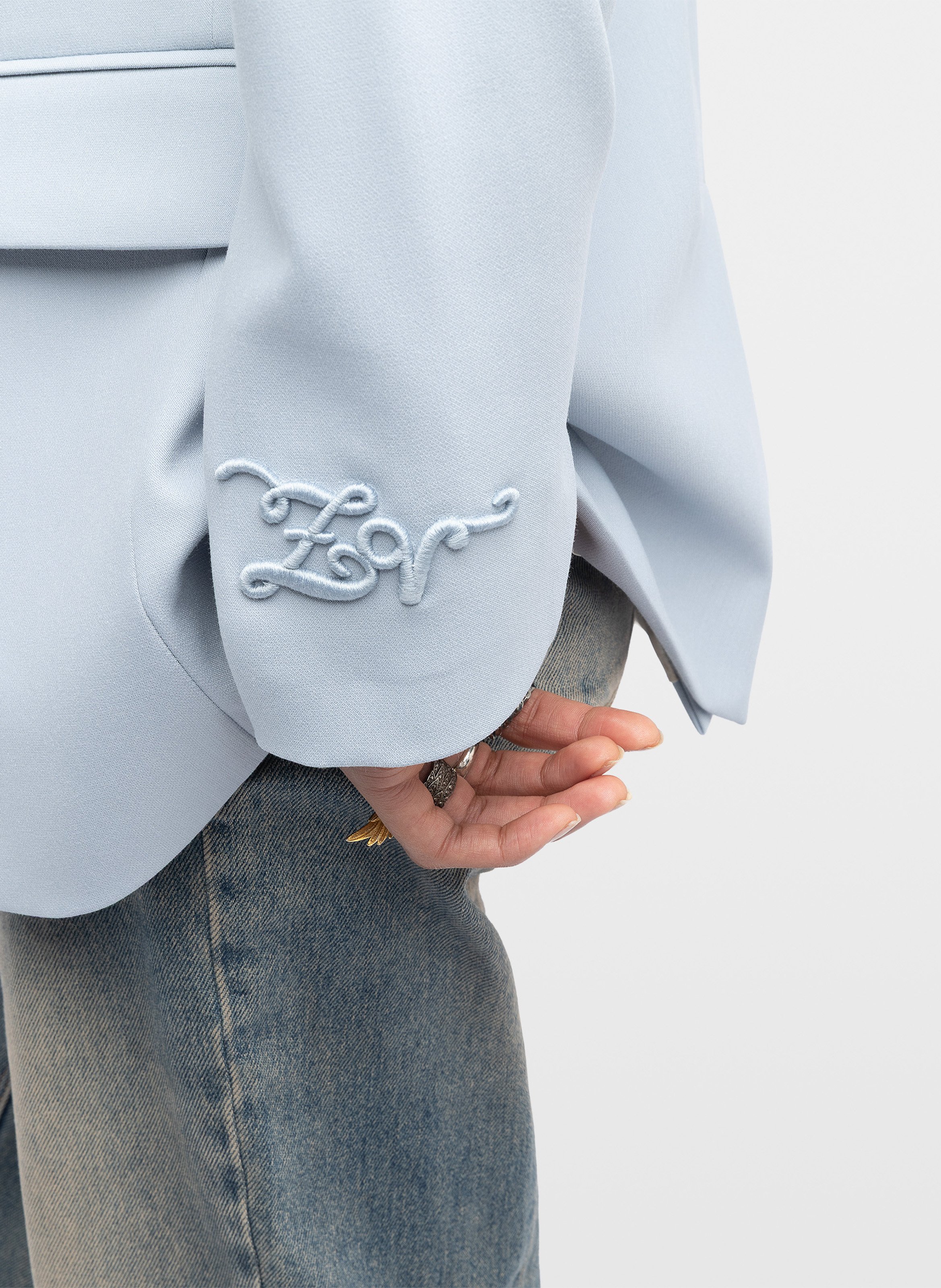 Veste blazer ajustée vanille ZADIG&VOLTAIRE Bleu