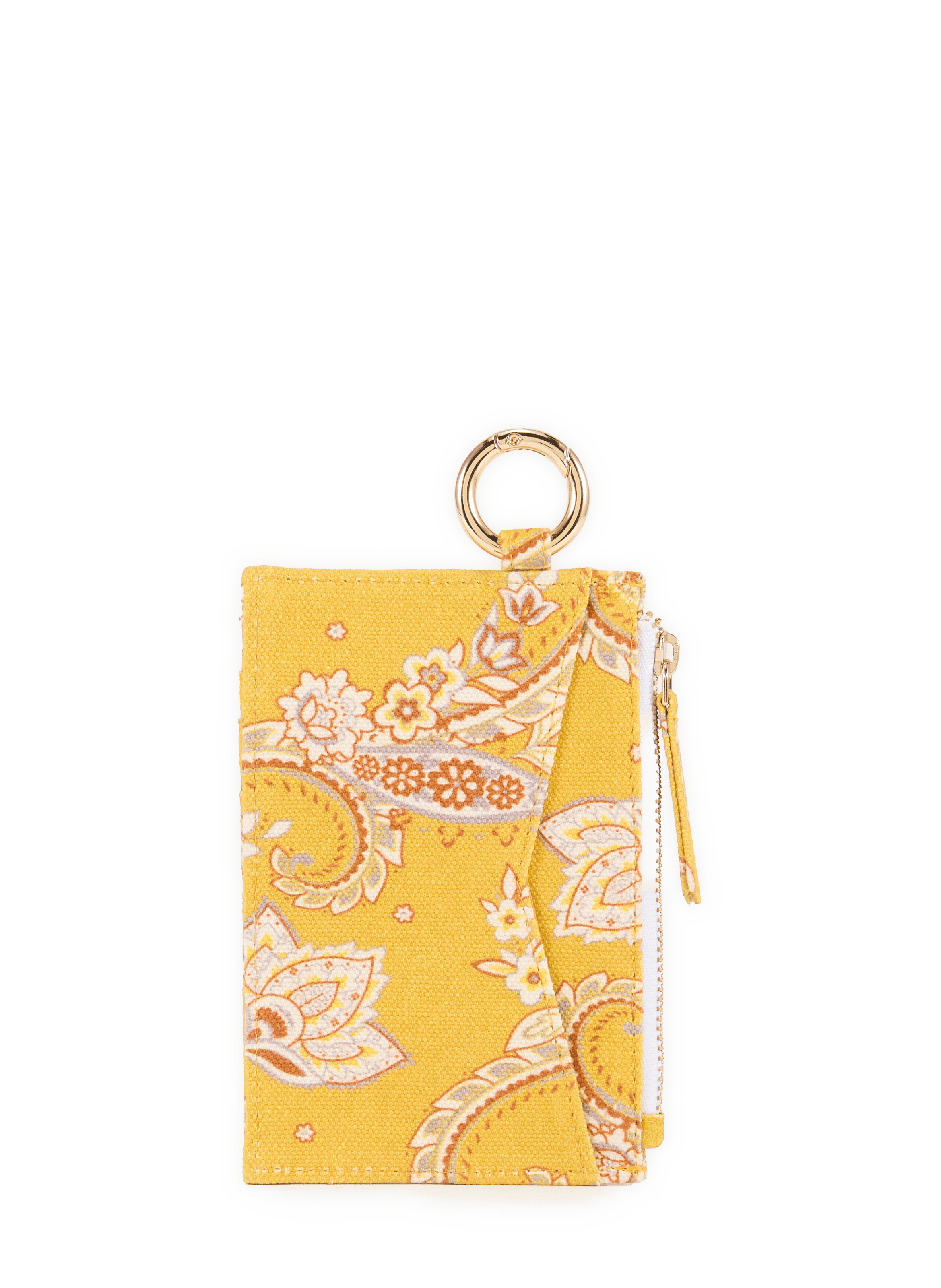 Porta carte Elmo stampato in cotone PETITE MENDIGOTE Giallo