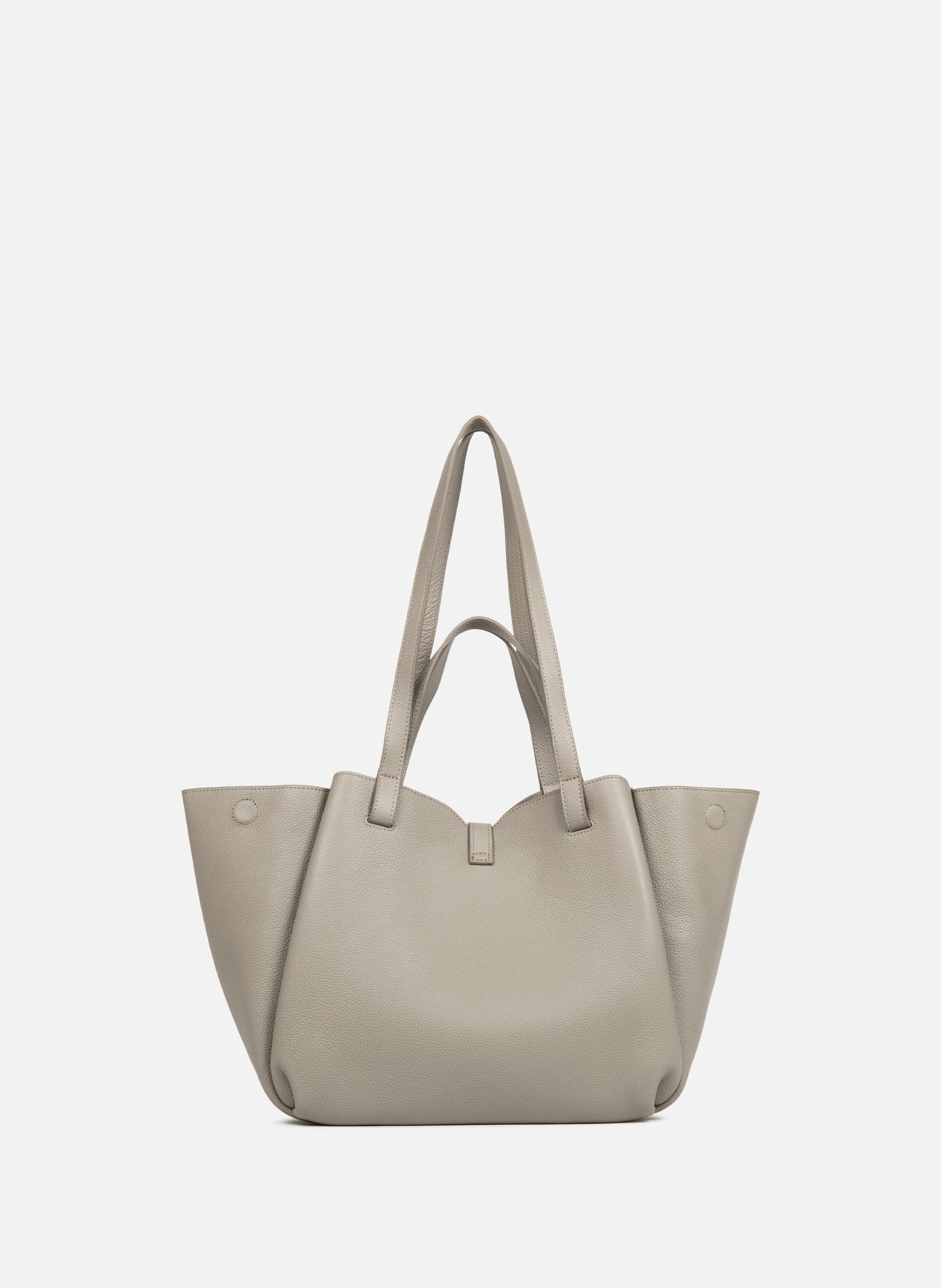 Grand sac cabas épaule - milano horizon LANCASTER Gris