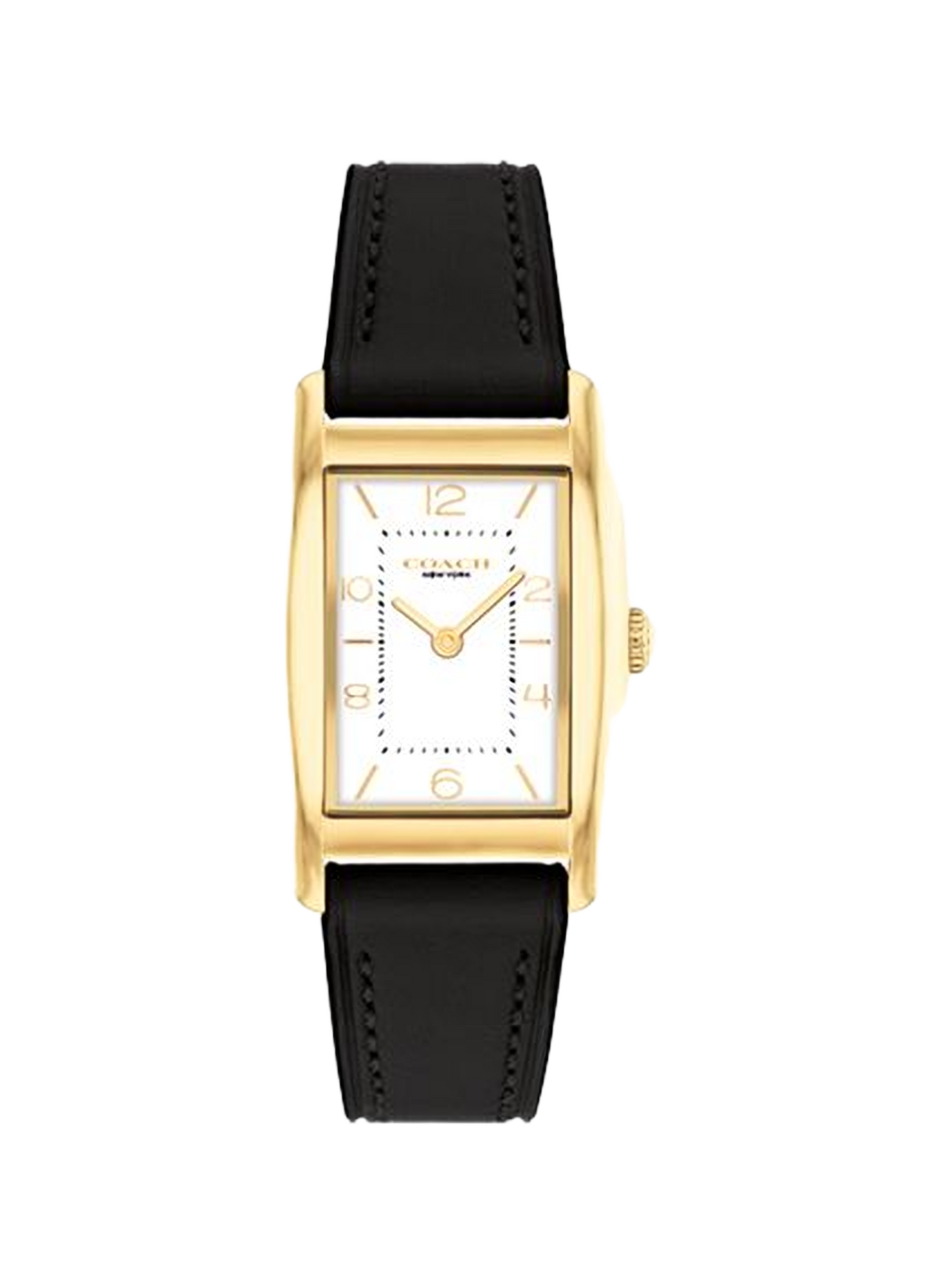 Montre quartz Reese en cuir COACH MONTRES Noir
