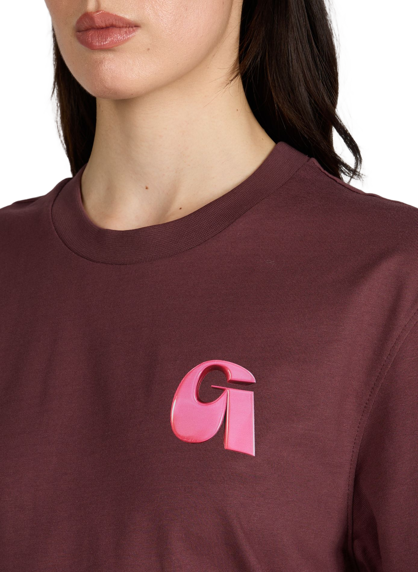 Printed Leonce Letter cotton T-shirt GERTRUDE ET GASTON Red