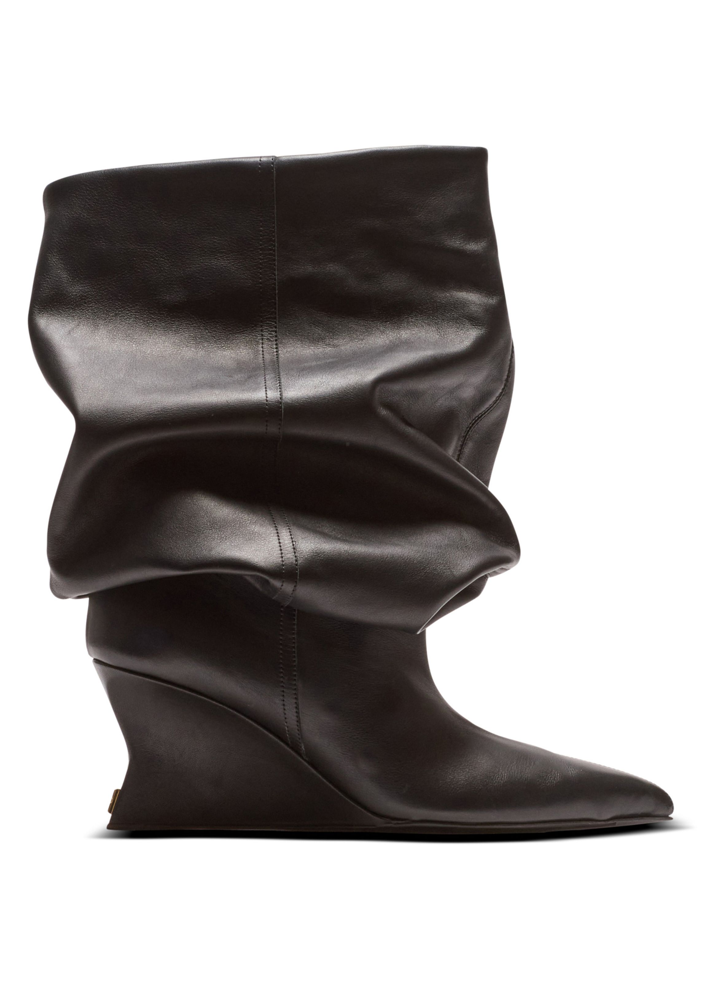 Bottines wedge BALMAIN Noir