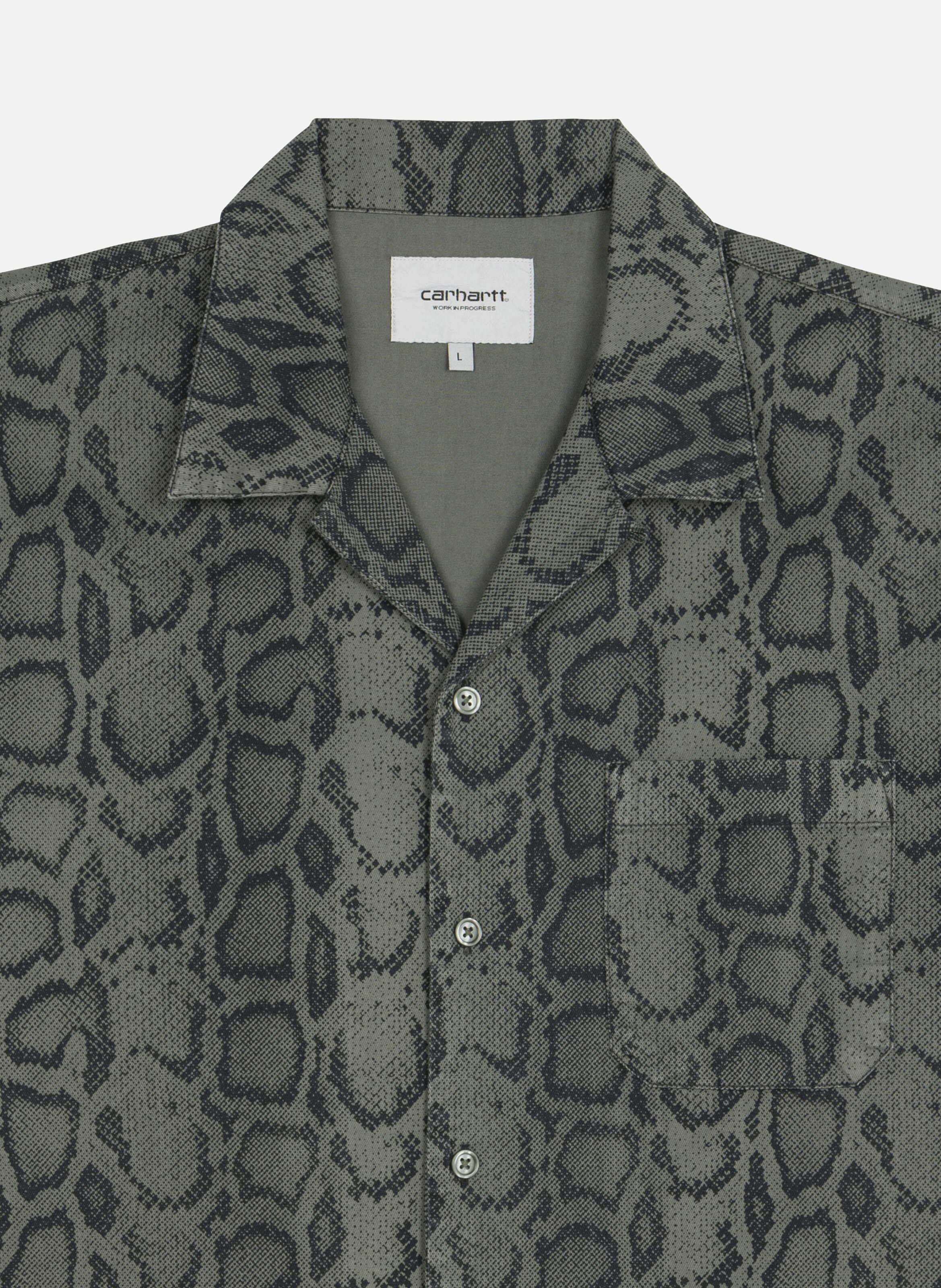 Chemise s/s snake camo shirt CARHARTT WIP Kaki