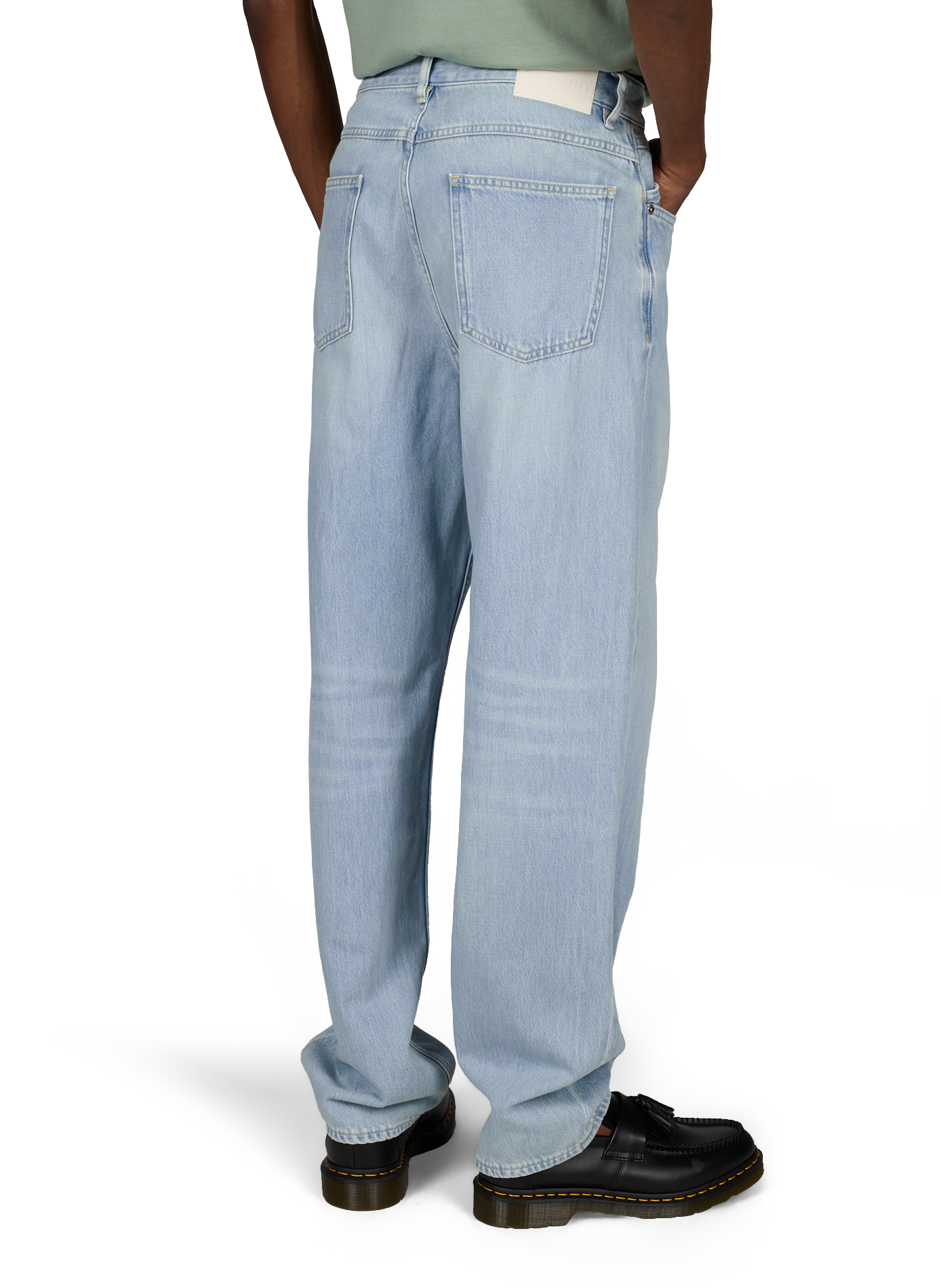 Solid straight-leg jeans | Blue CLOSED Men