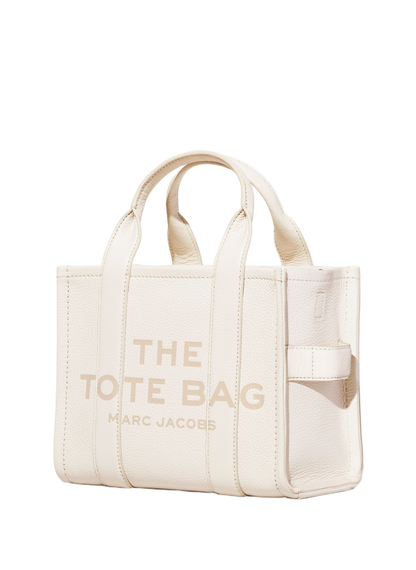 Handtas The Leather Small Tote Bag MARC JACOBS Zilver