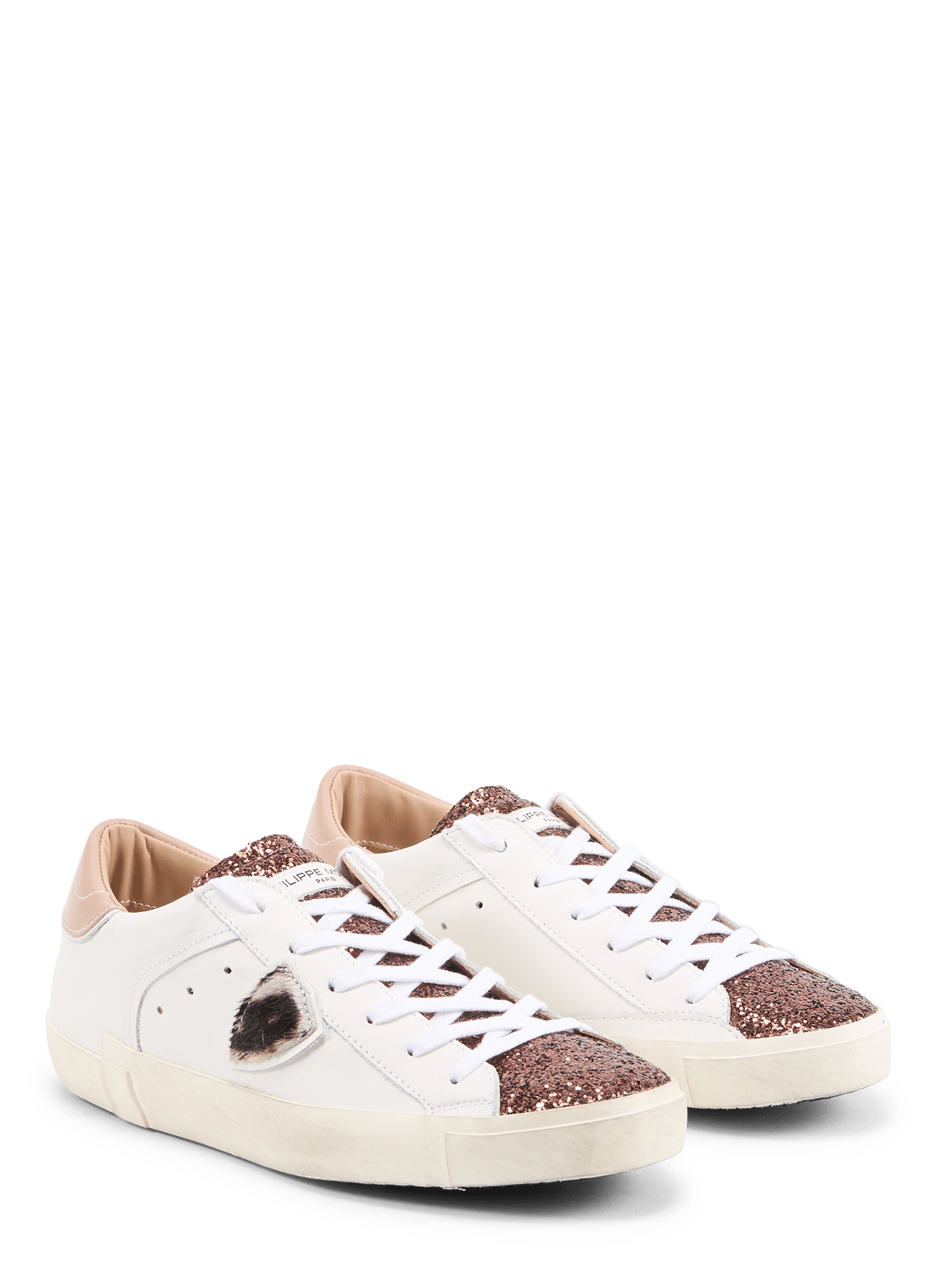 Baskets basses en cuir PHILIPPE MODEL Blanc