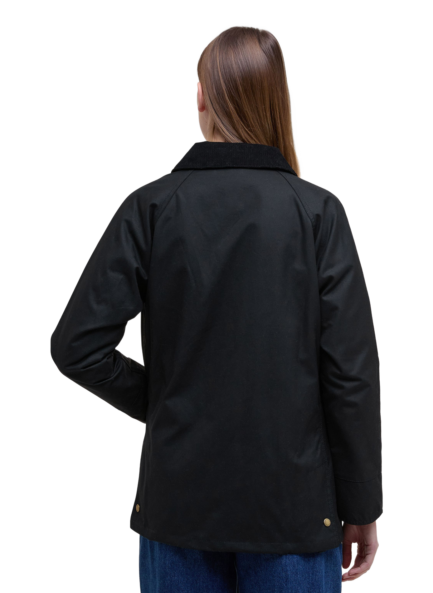 Veste Wax Acorn en coton  BARBOUR Noir
