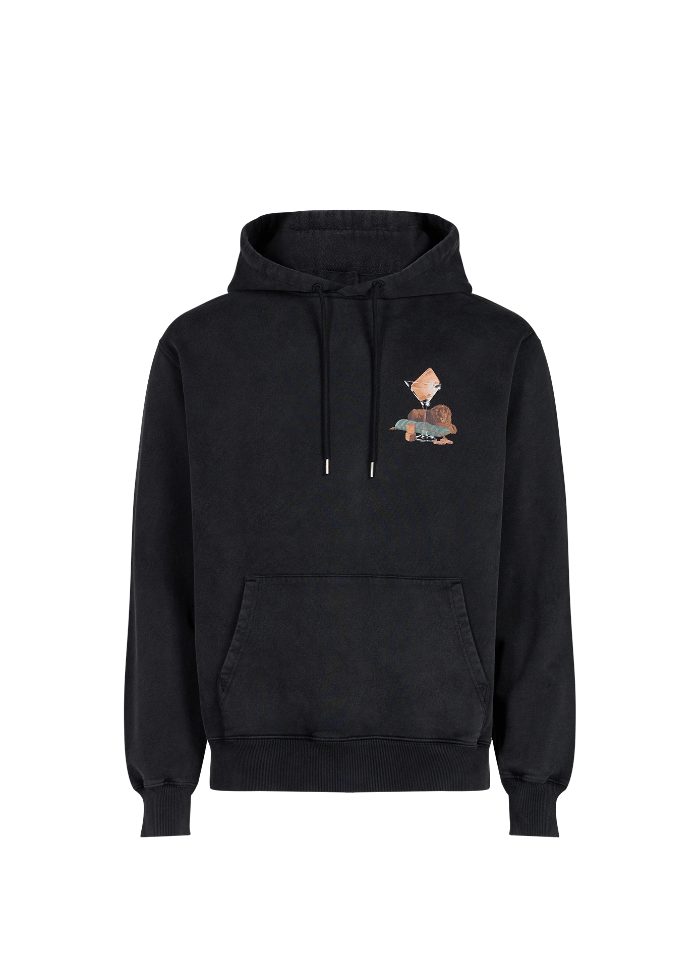 Gerader Baumwoll-Sweater DROLE DE MONSIEUR Schwarz