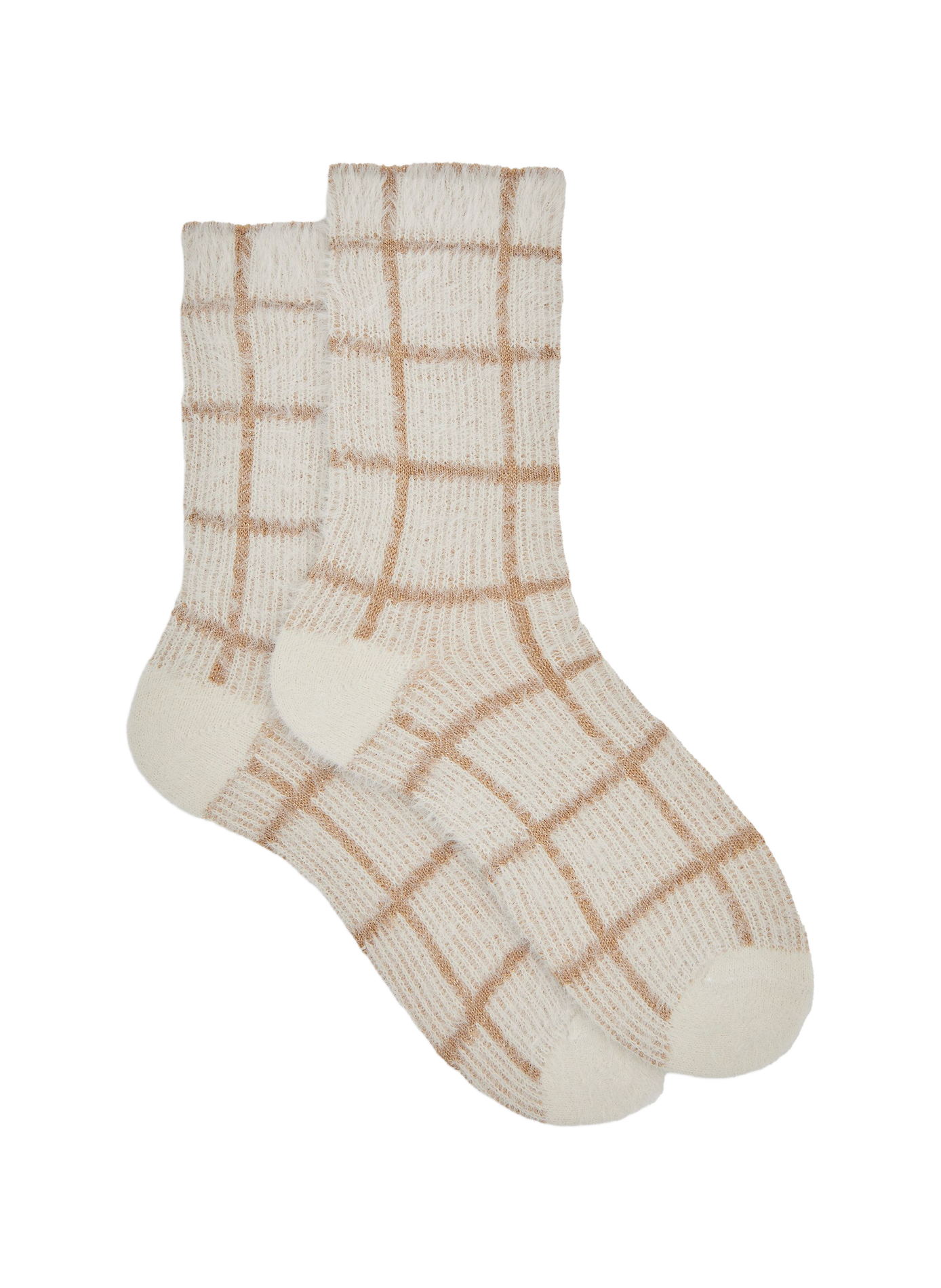 Chaussettes à carreaux DORÉ DORÉ Beige