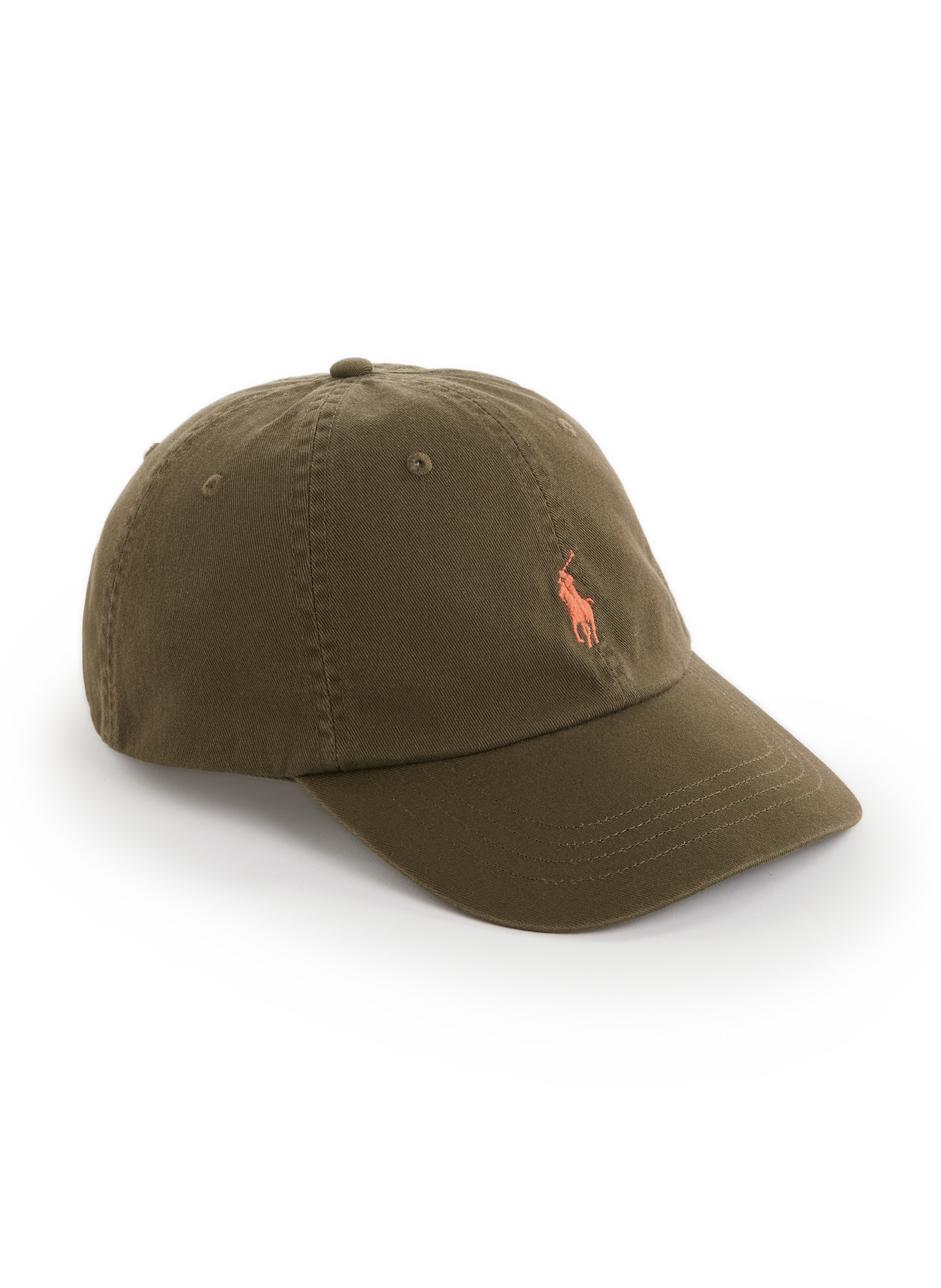 Polo cotton canvas baseball cap Khaki