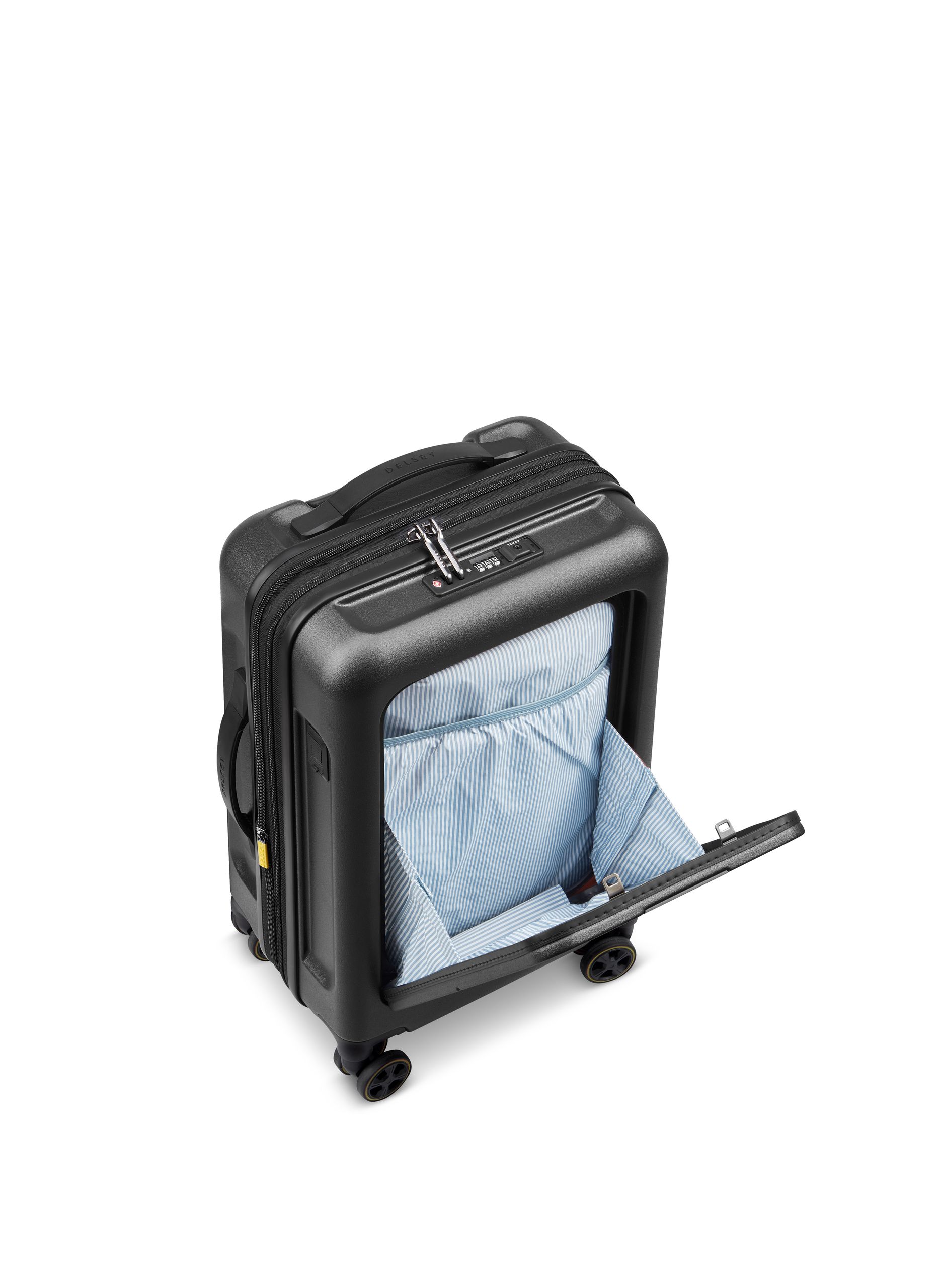 Valise cabine rigide taille s - turenne 2.0 DELSEY PARIS Noir