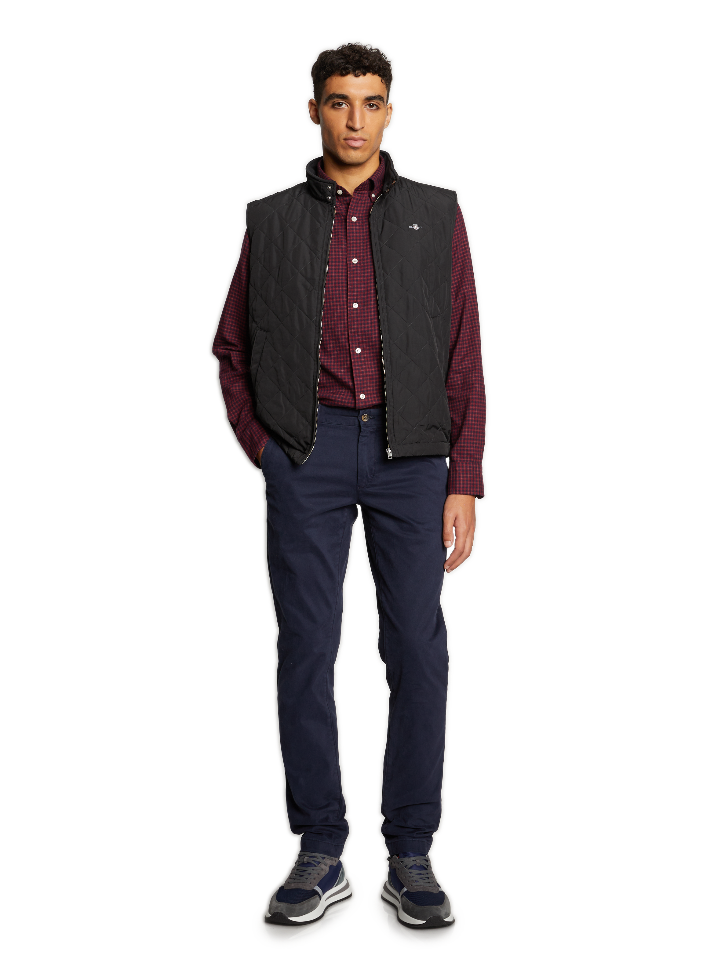 Veste sans manches matelassée GANT Noir