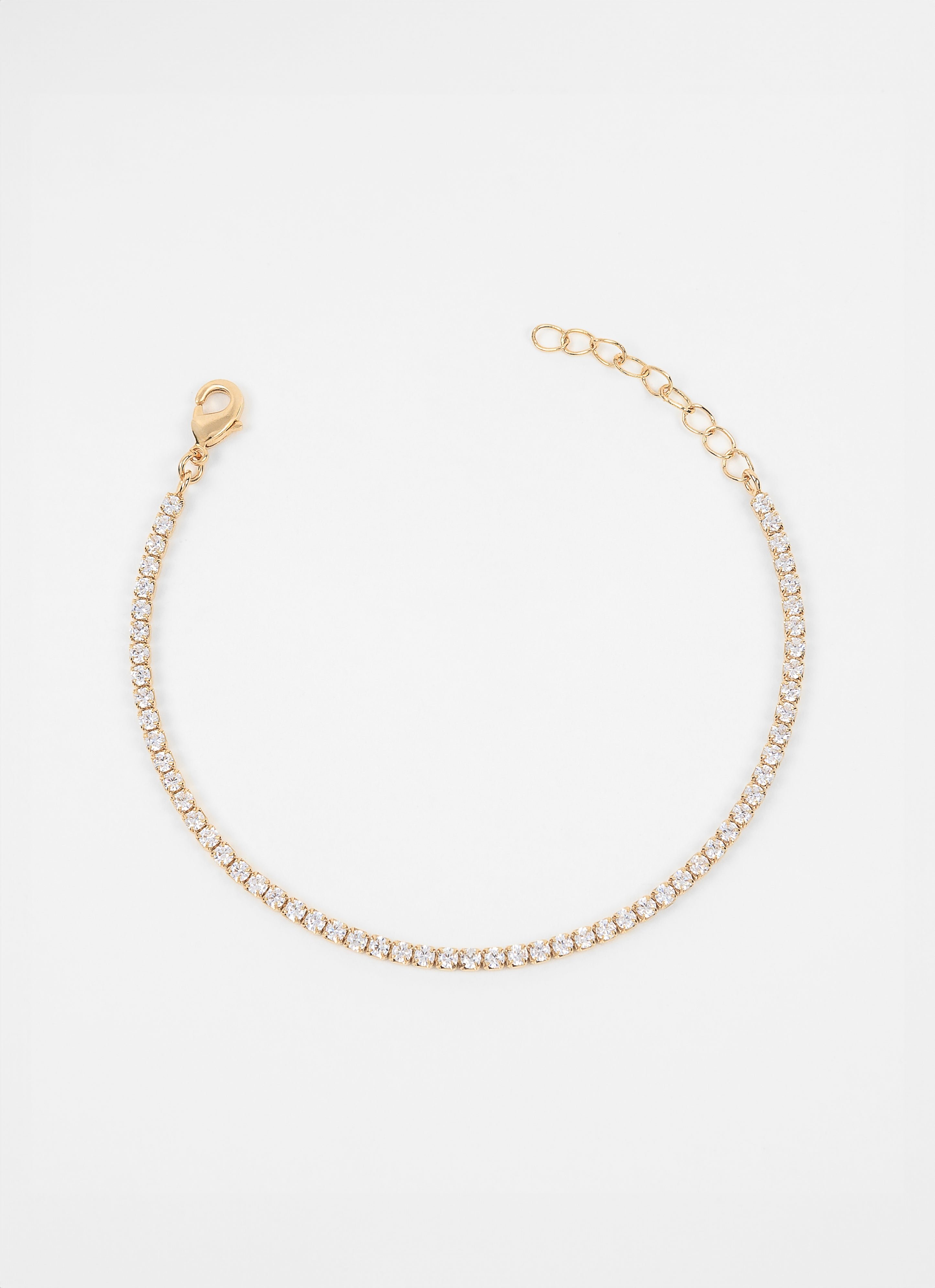 Bracelet 1 rang river plaqué or ANNA SOTTILOTTA Doré