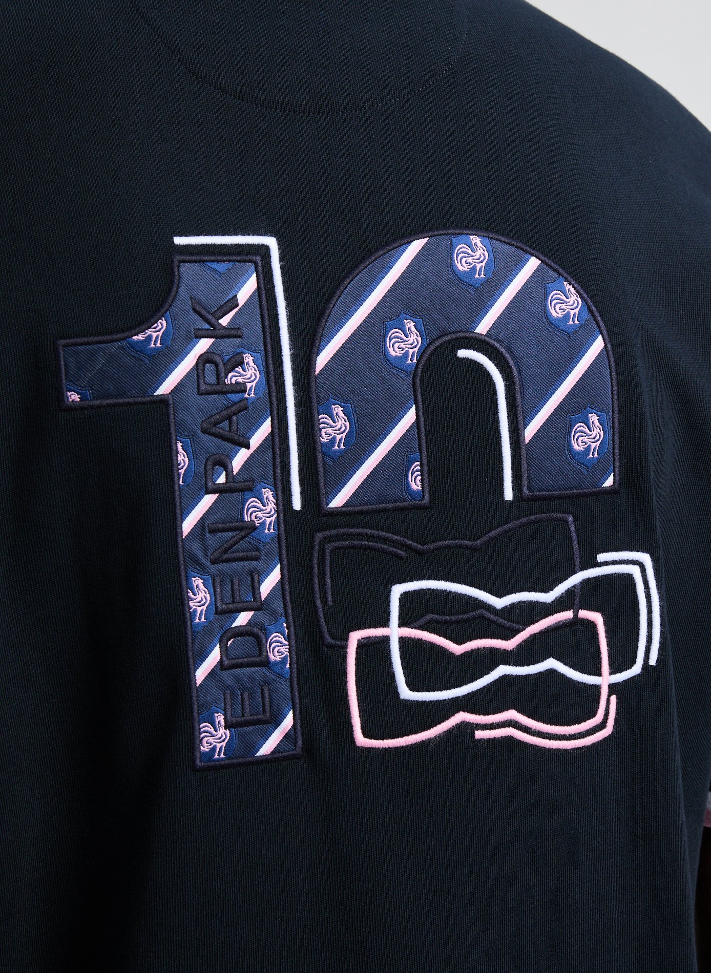 Short sleeve cotton polo shirt EDEN PARK Blue