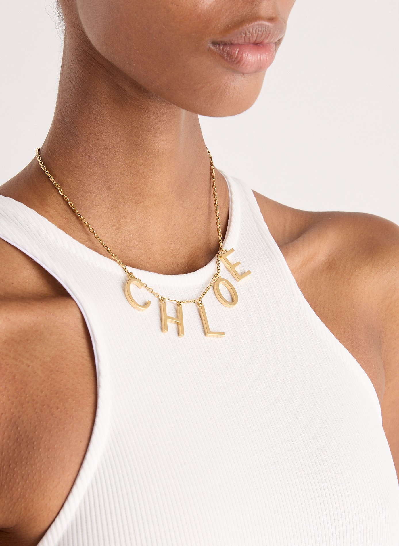 Collier The Chloé letters  CHLOÉ Doré