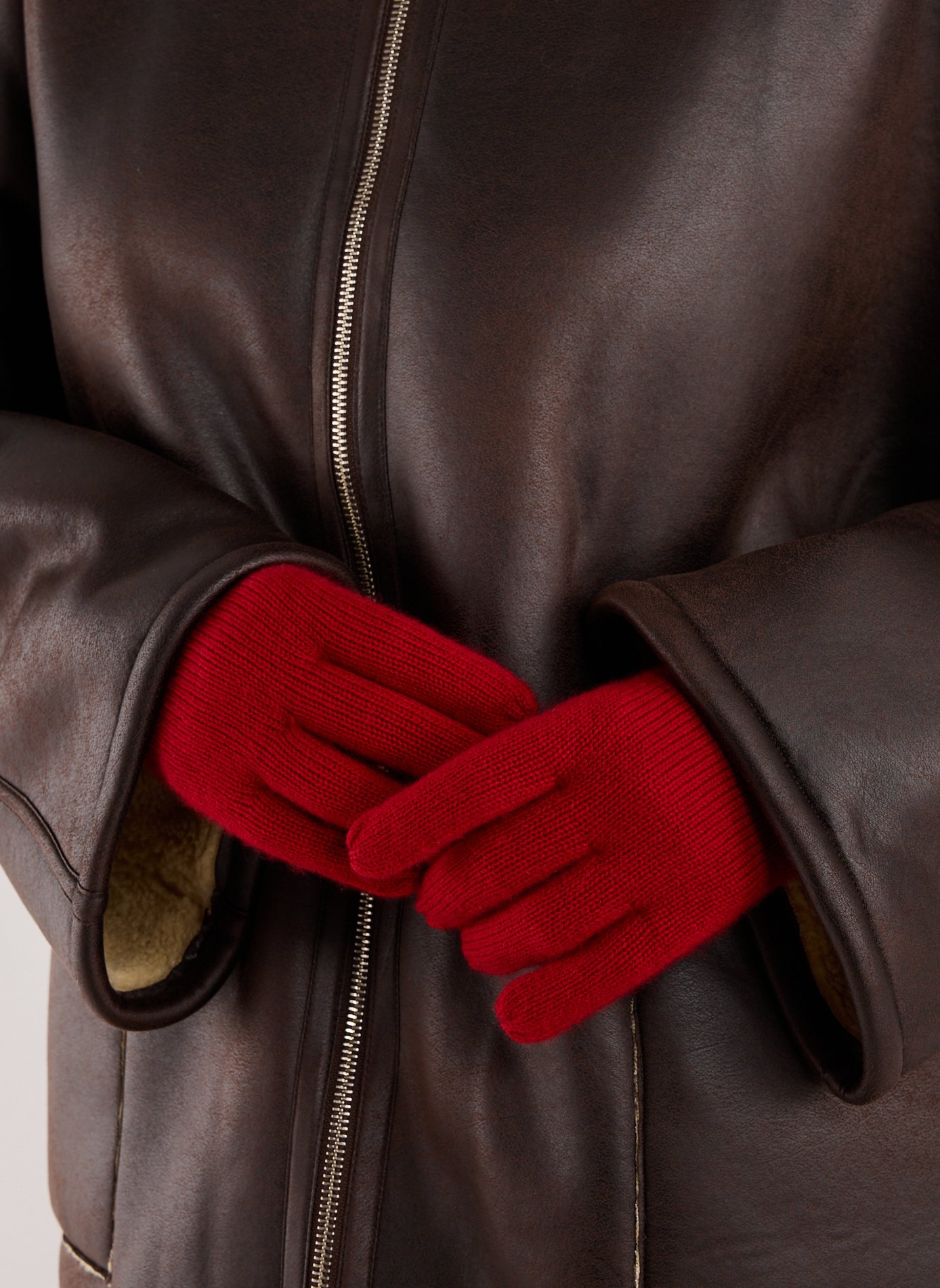 Gants en cachemire SAISON 1865 Rouge