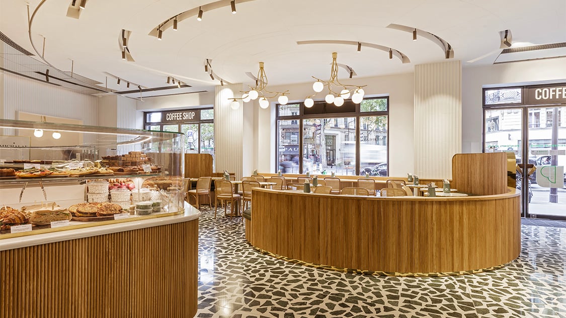 coffee shop michalak intérieur printemps