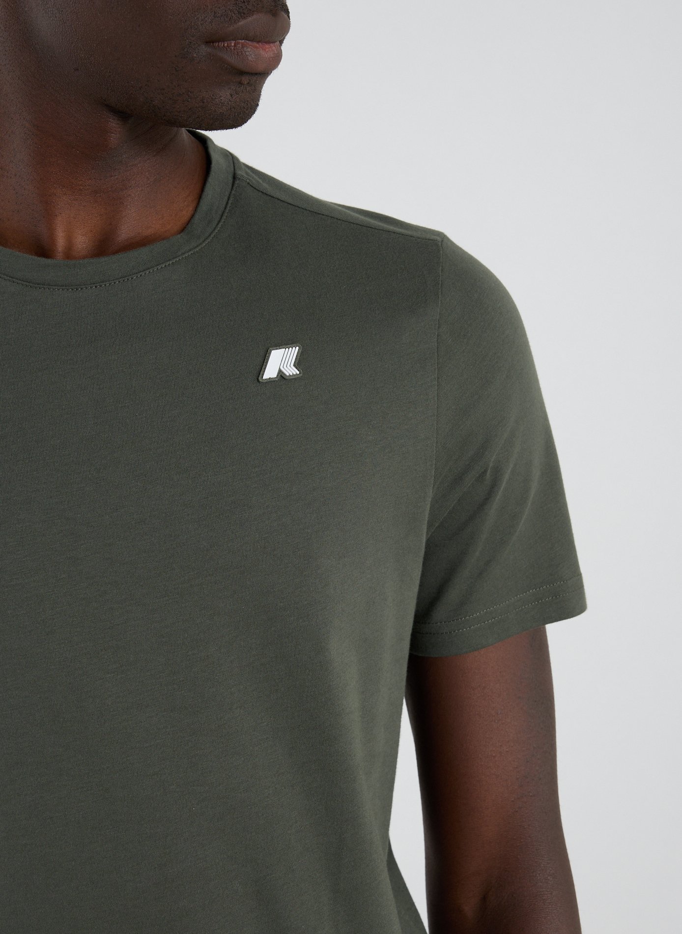 Classic Cotton T-Shirt K-WAY Khaki