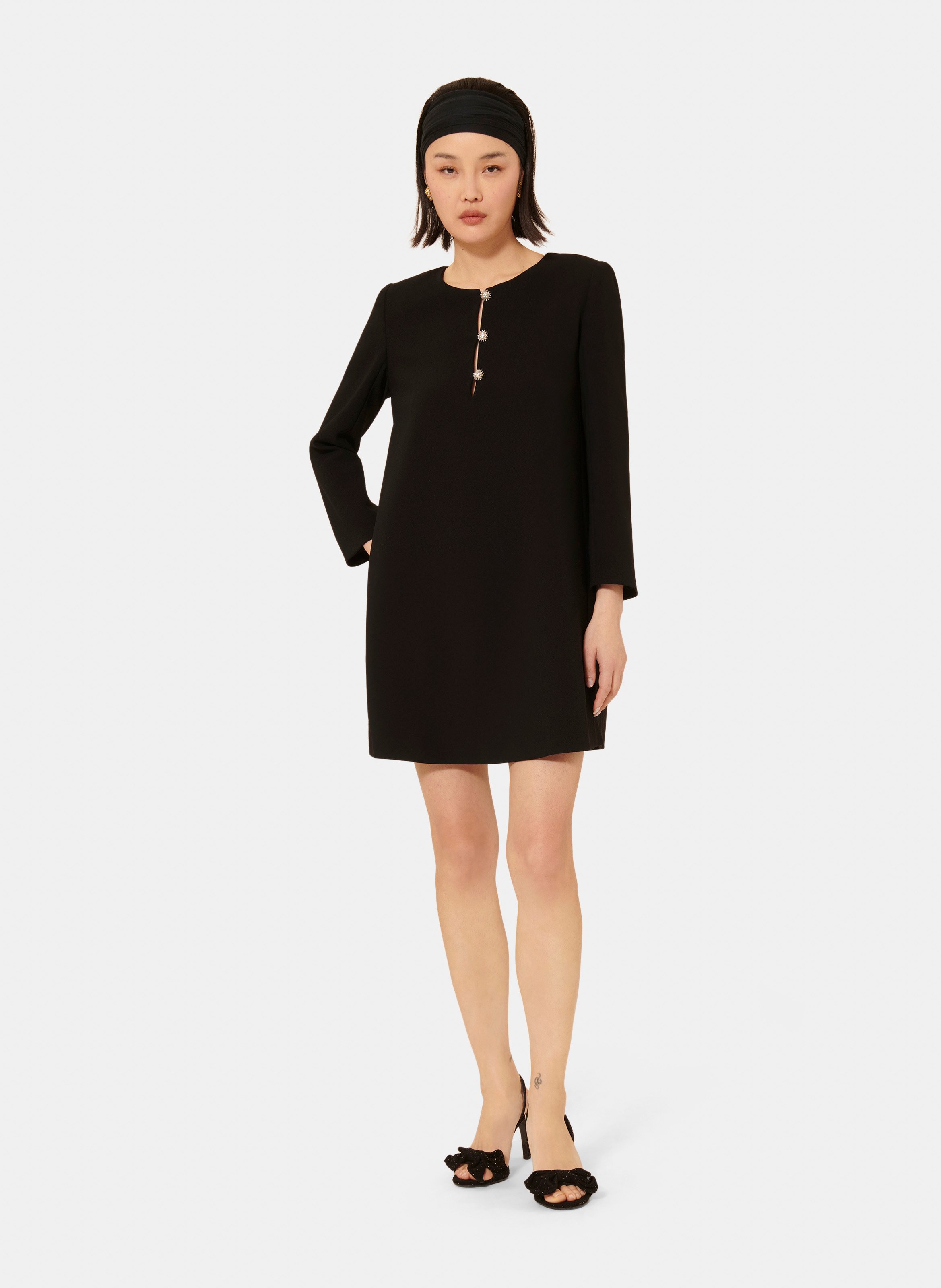 Robe rosario TARA JARMON Noir