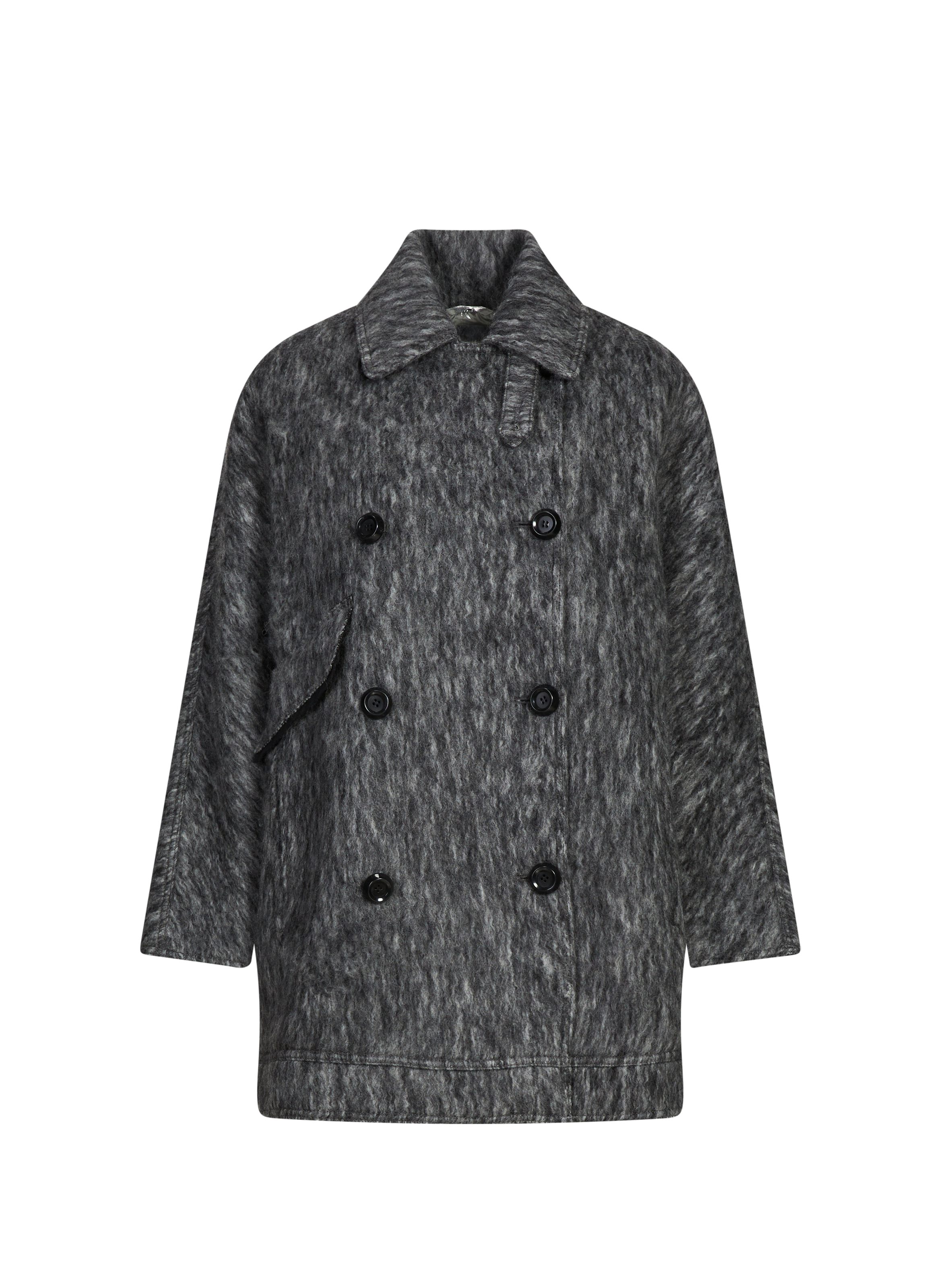 Manteau oversize col classique Grey by OOF WEAR OOF WEAR Manteau oversize col classique Grey