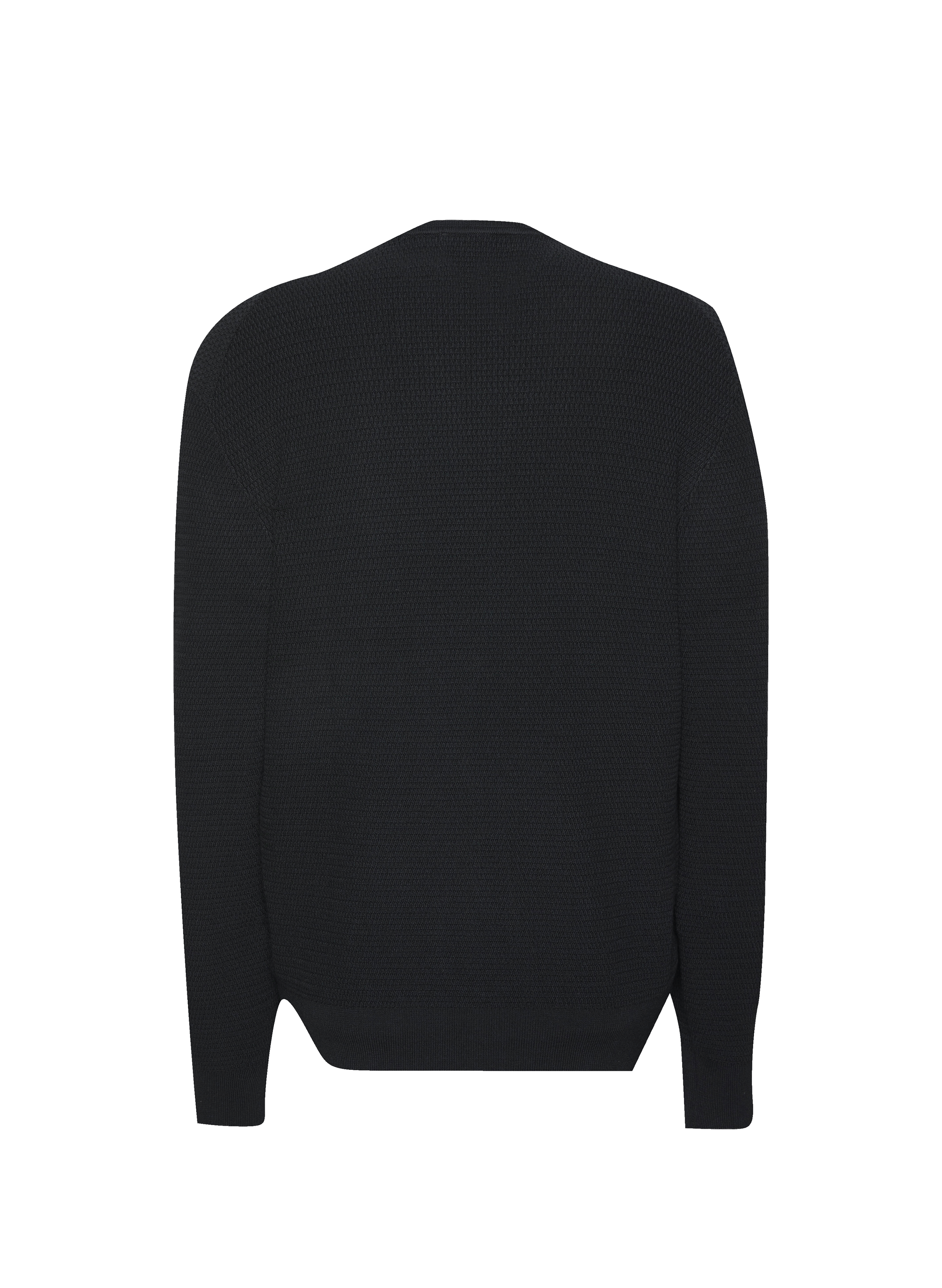 Pull en coton texturé CALVIN KLEIN Noir