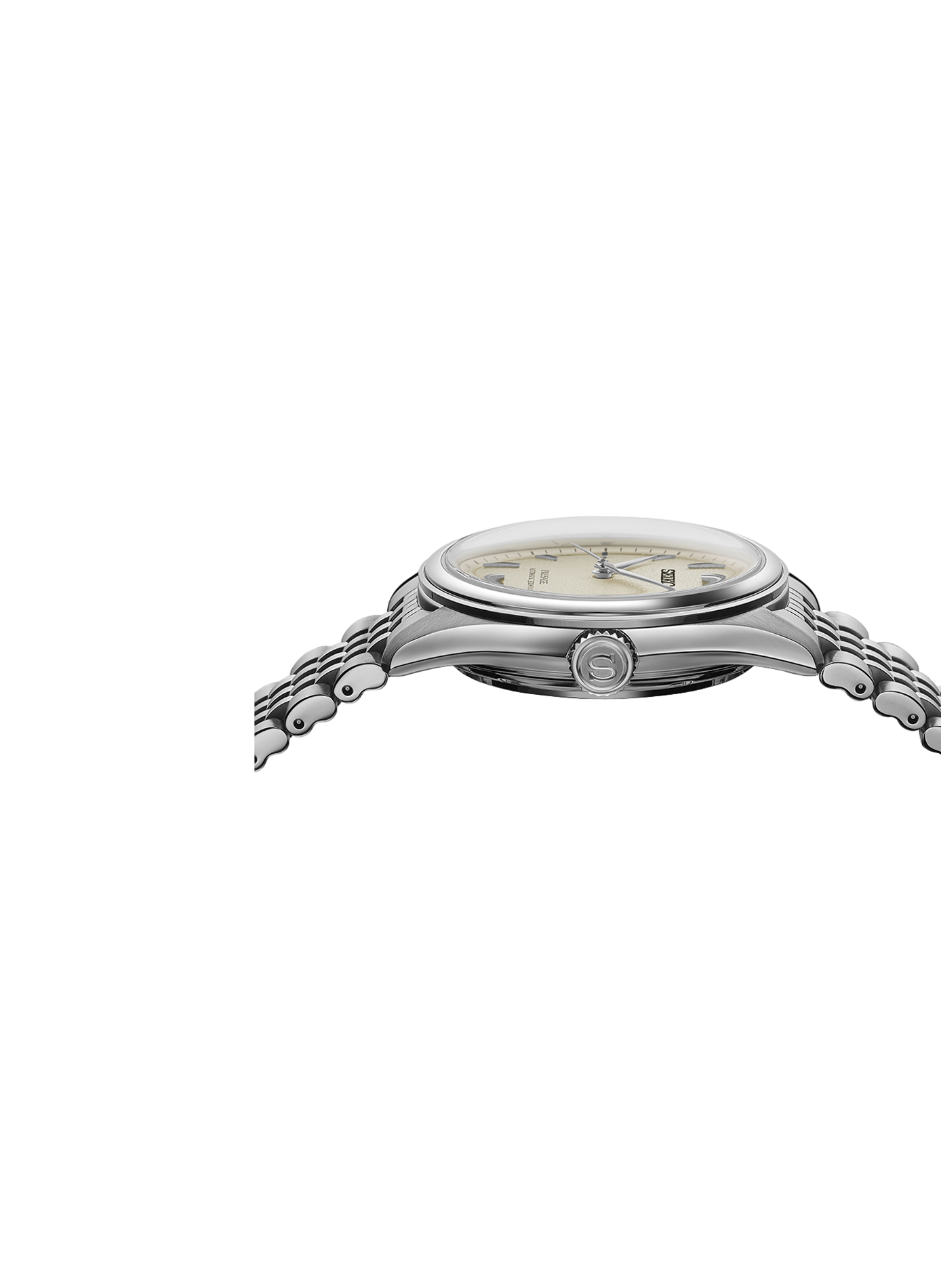 Montre en acier inoxydable SEIKO Blanc