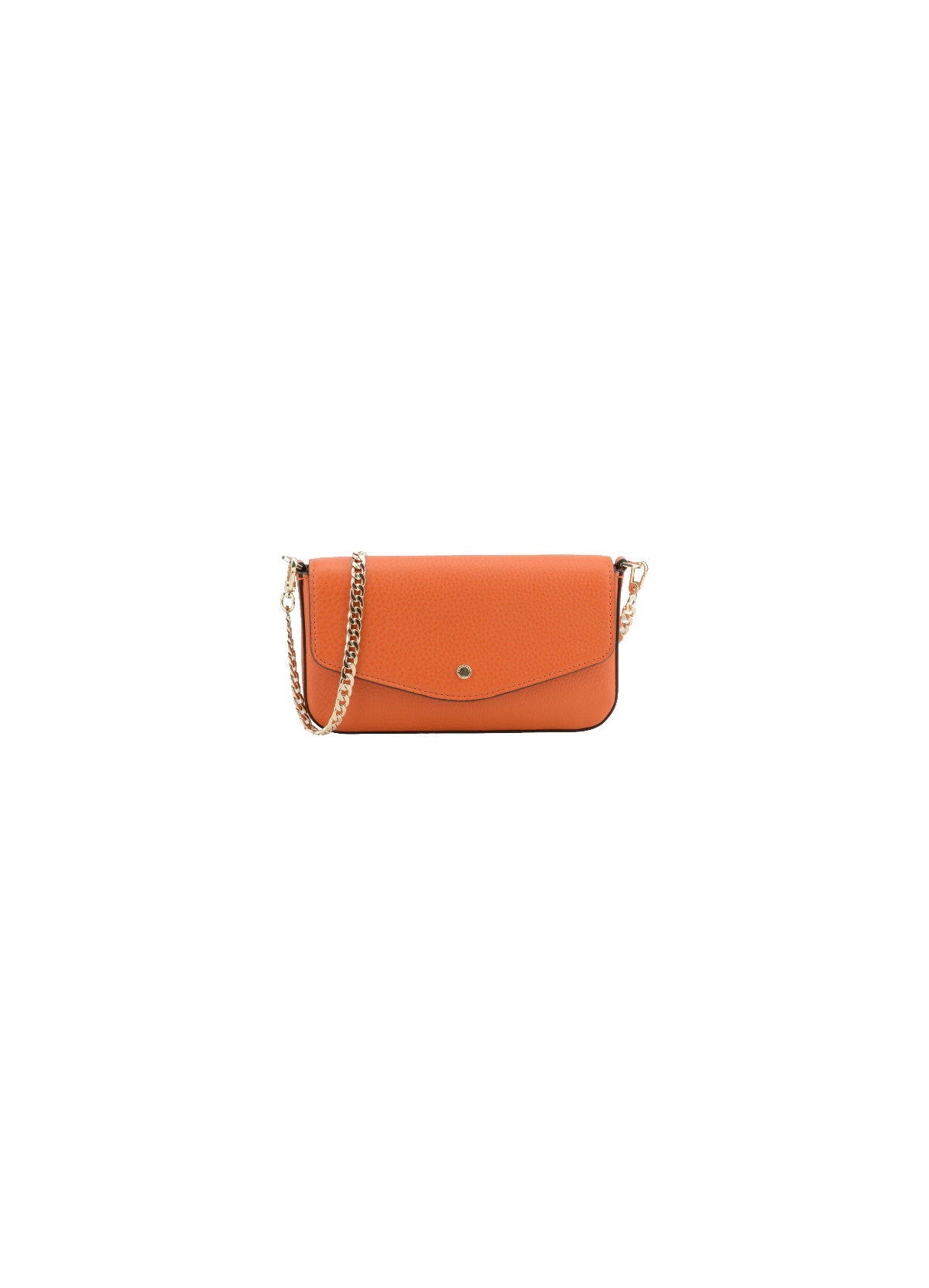 Club | sac pochette marron  Orange