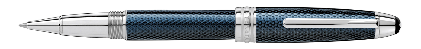 Stylo texturé en laque MONTBLANC Bleu