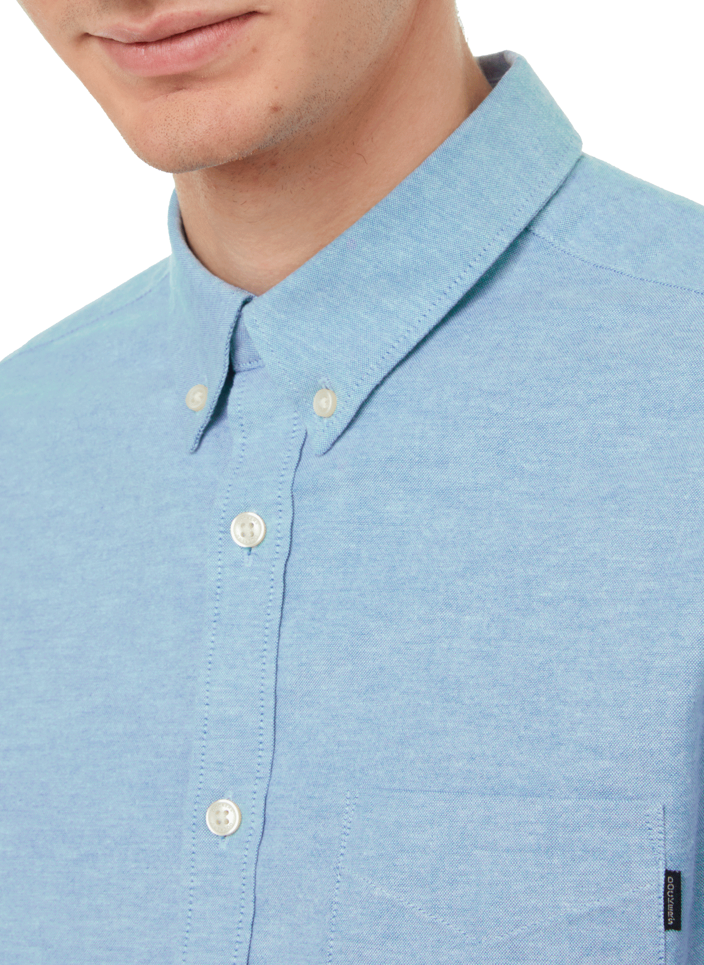 Stretch cotton-blend shirt DOCKERS Blue