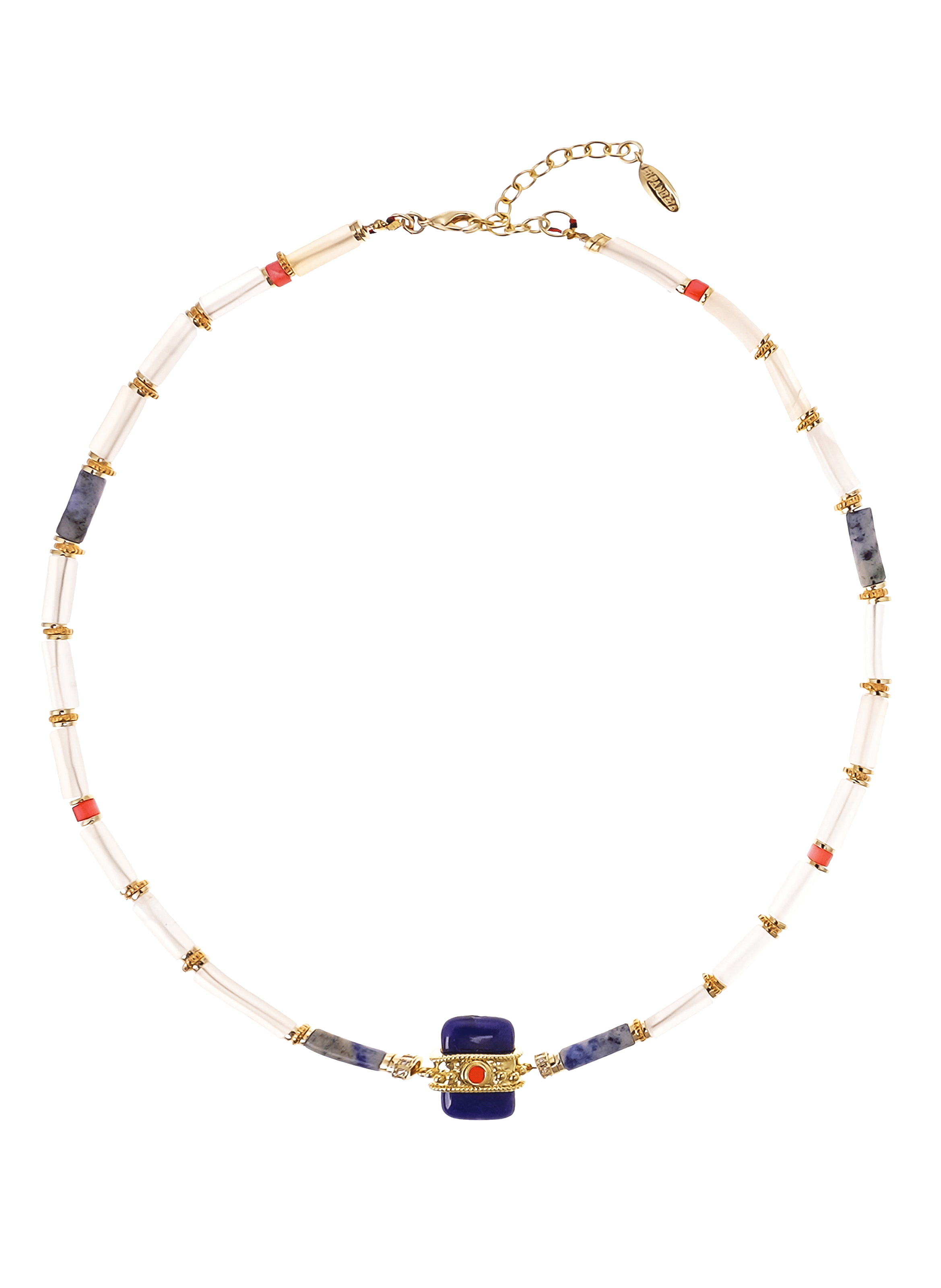 Collier de perles avec pendentif KOMBOU HIPANEMA Bleu
