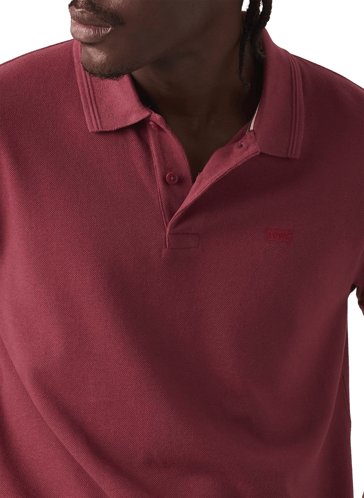 Polo manches courtes en coton LEVI'S Rouge