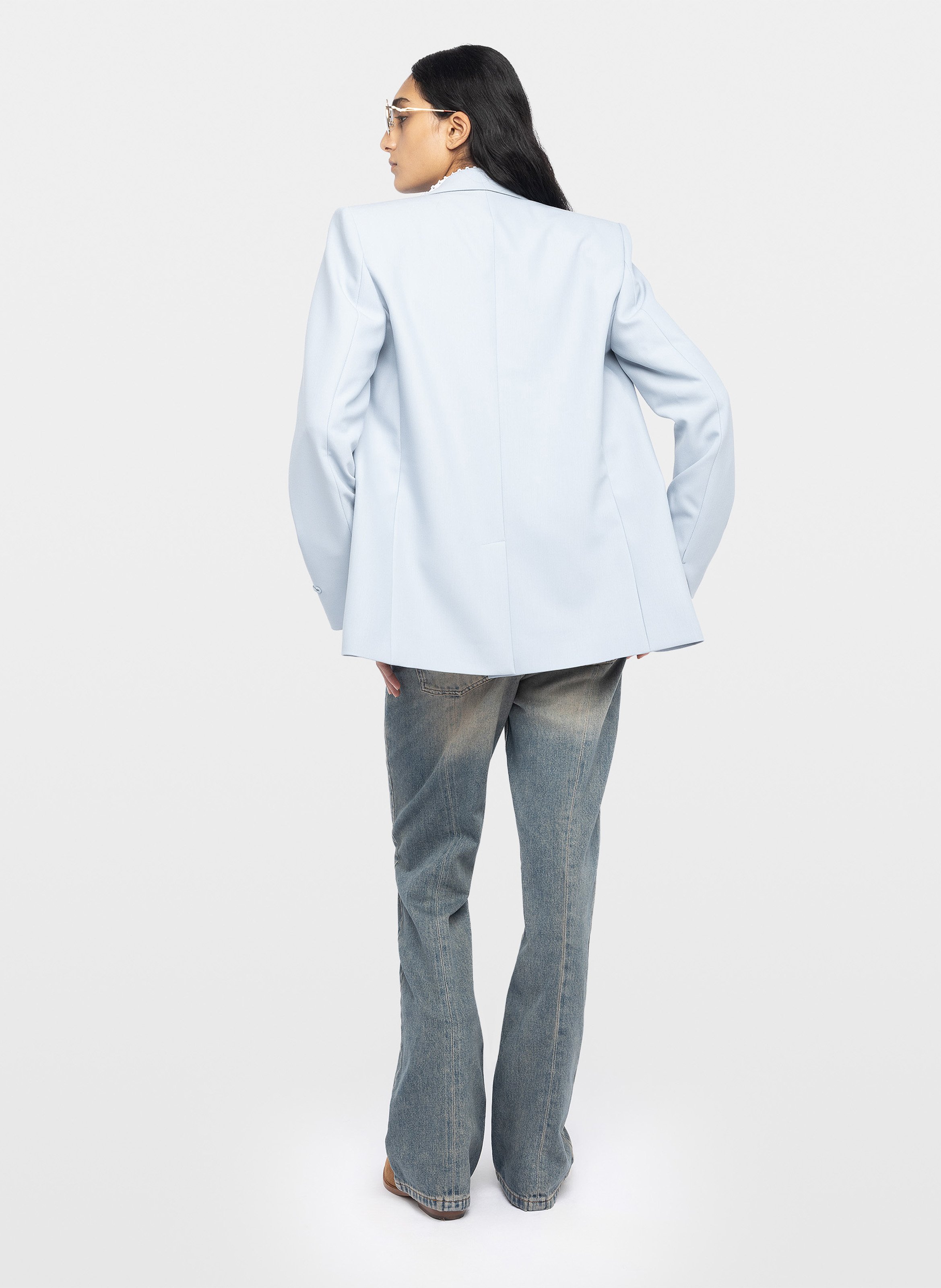 Veste blazer ajustée vanille ZADIG&VOLTAIRE Bleu