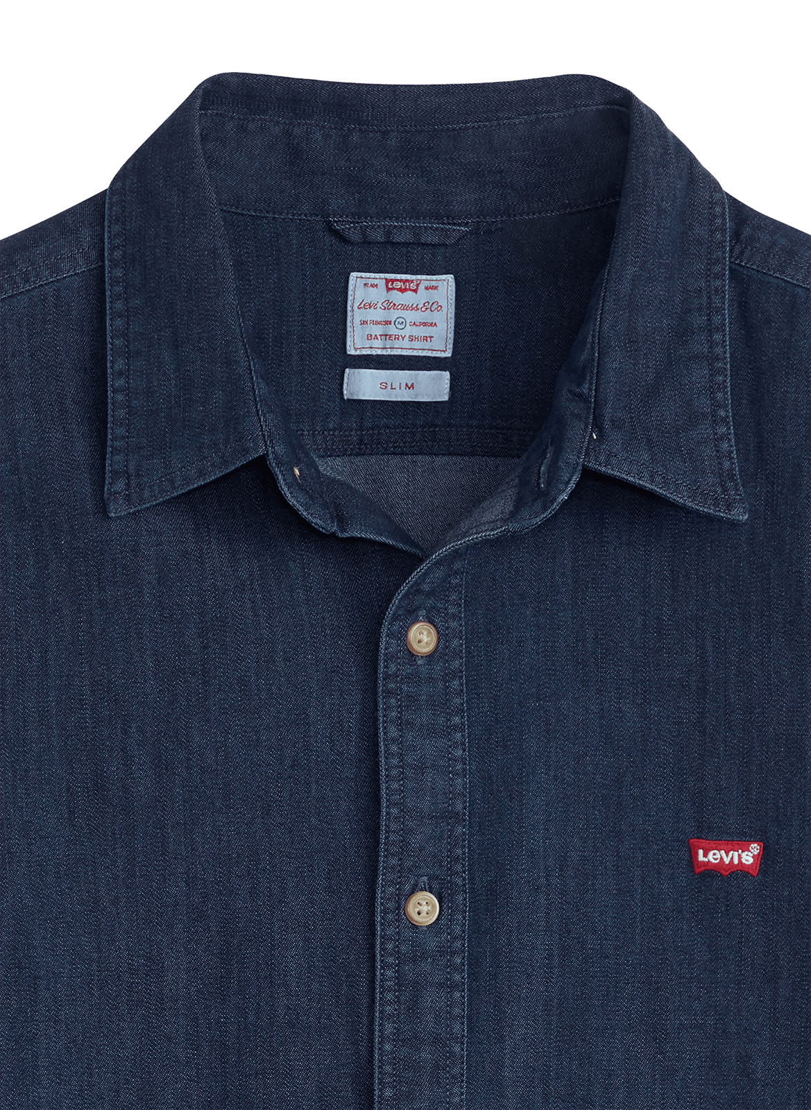 Bleached denim Shirt LEVI'S Blue