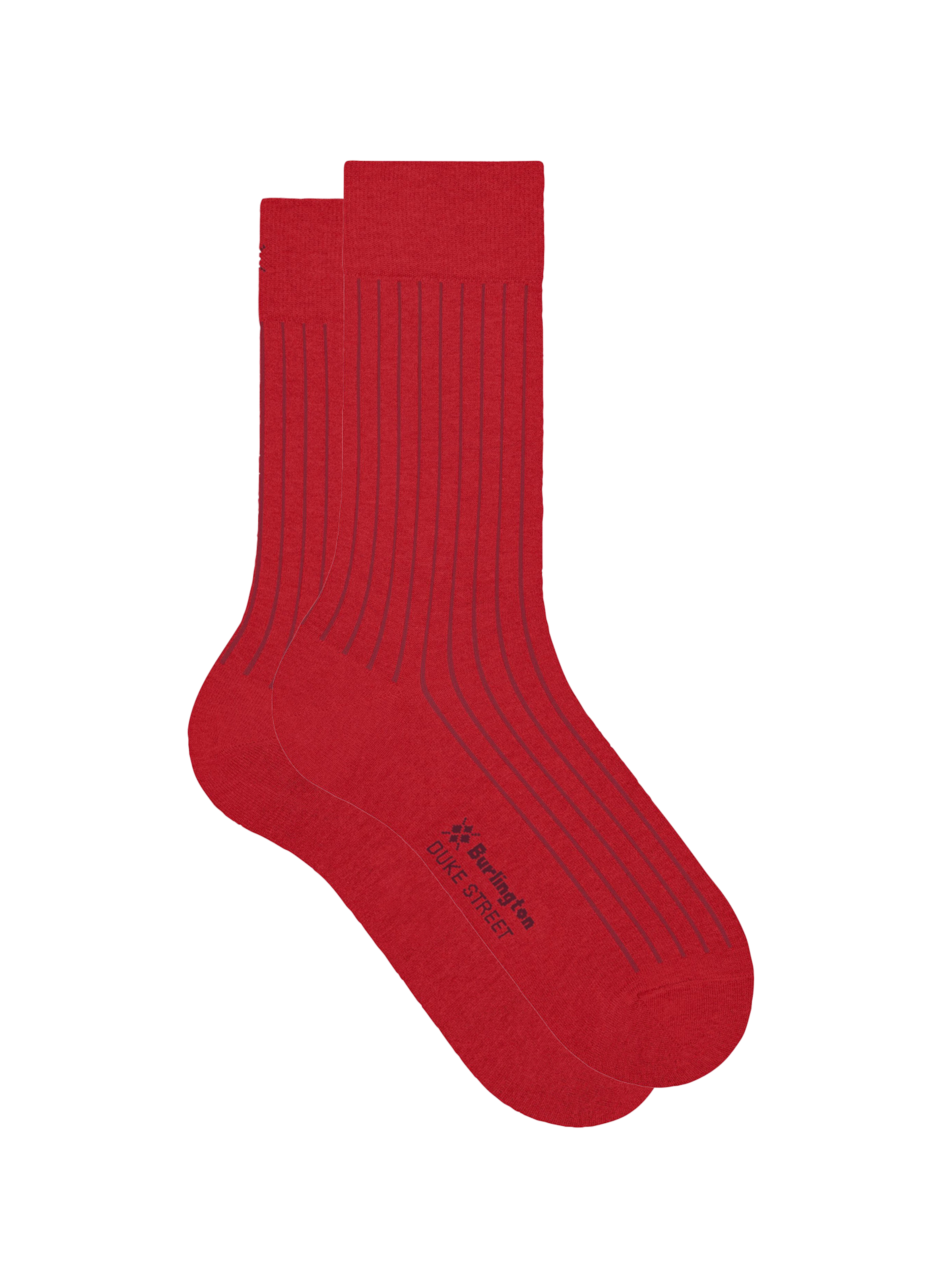 Calcetines altos de algodón mezclado BURLINGTON Rojo