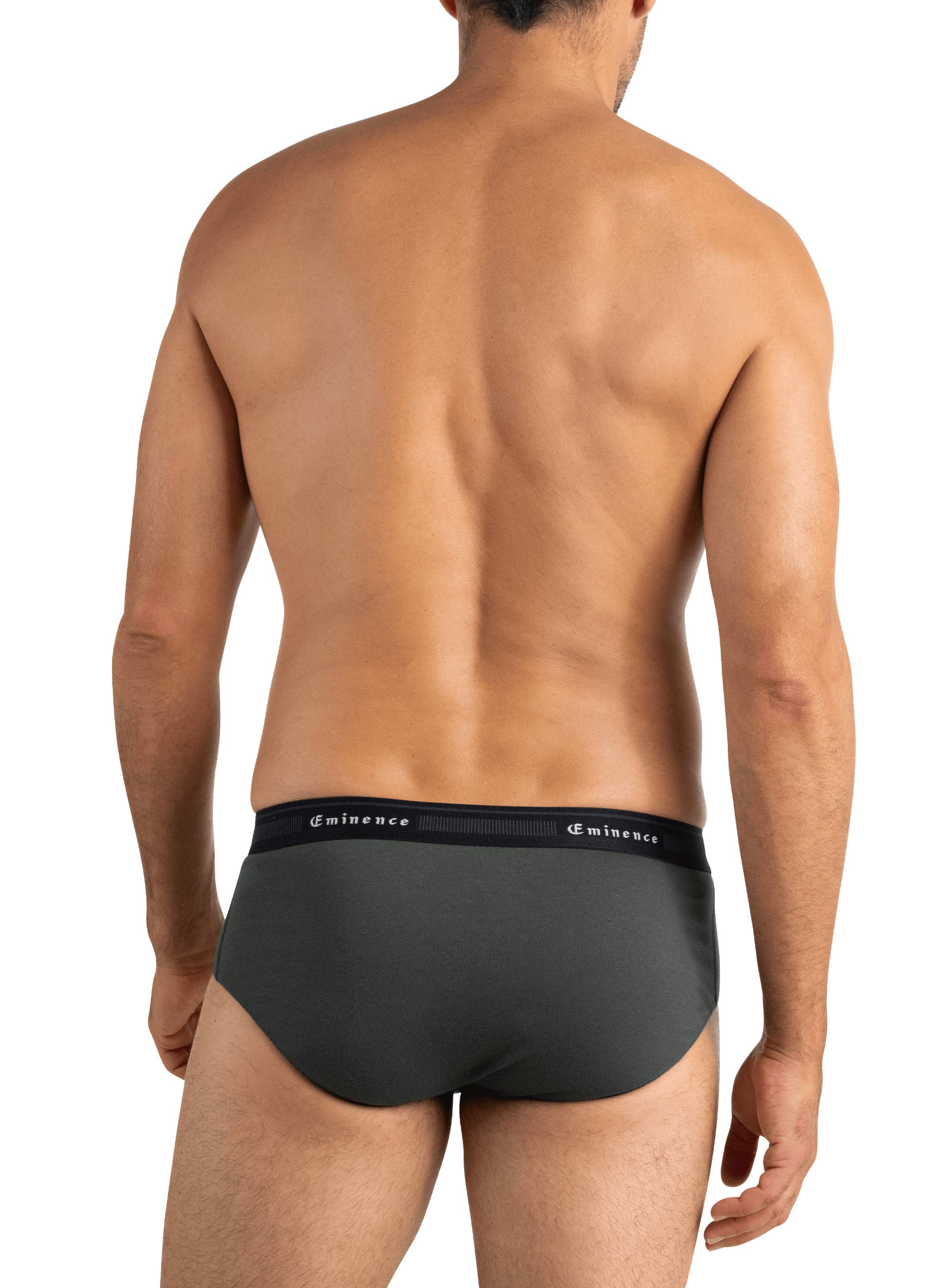 Lot de 3 slips unis en coton mélangé EMINENCE Multicolore