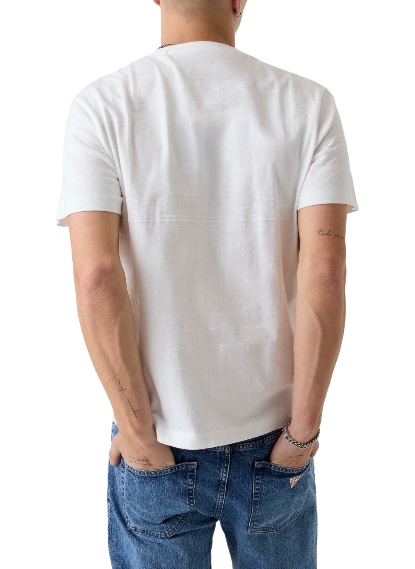 Cotton Logo T-shirt GUESS White