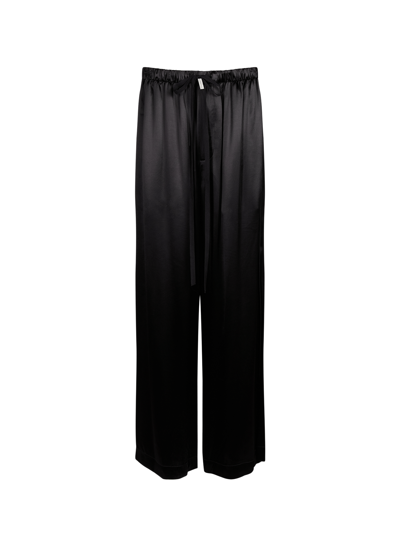 Pantaloni satinati Albertus con vita elasticizzata ANN DEMEULEMEESTER Nero