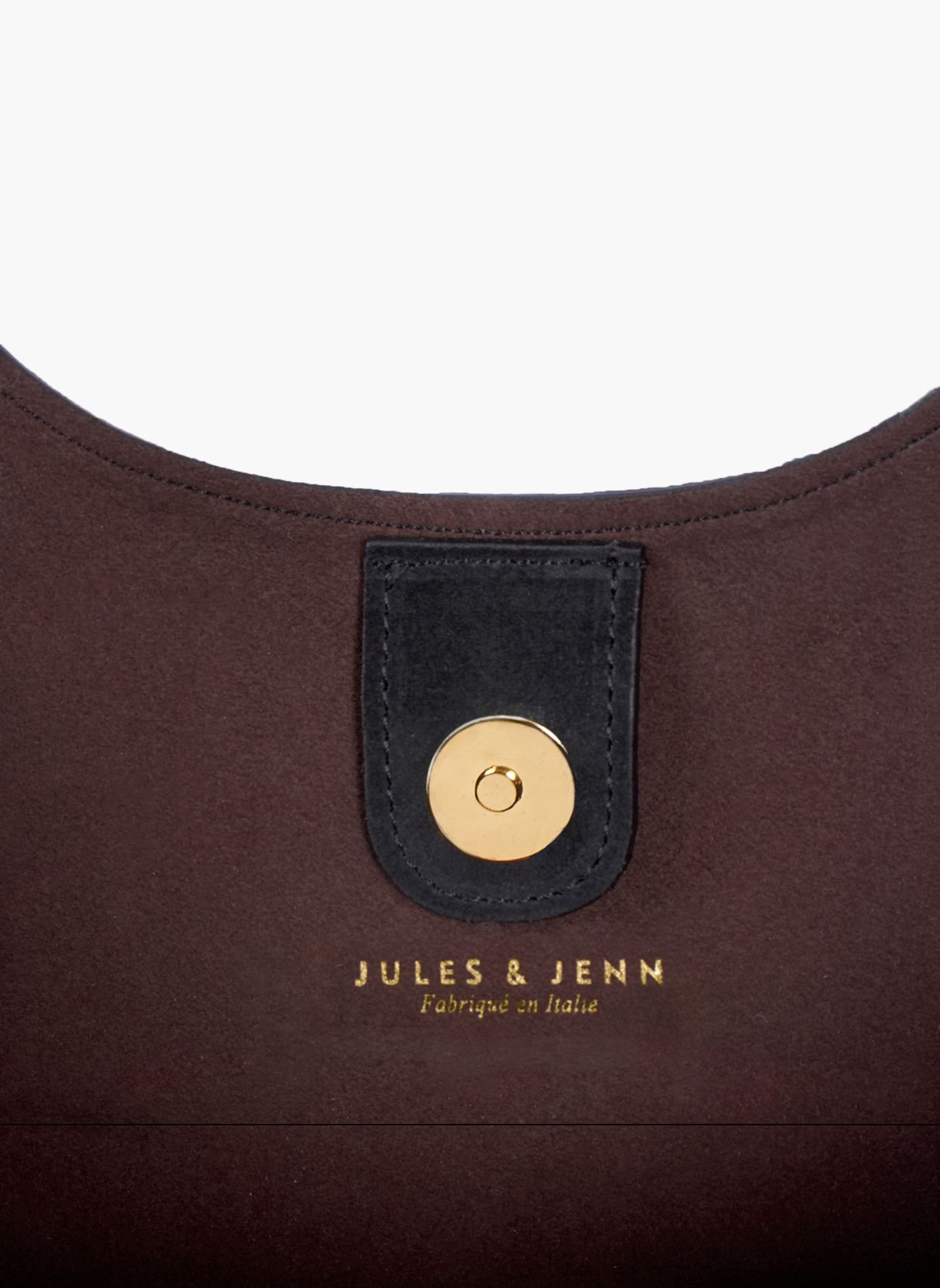 Sac cabas sybil cuir daim JULES & JENN Noir