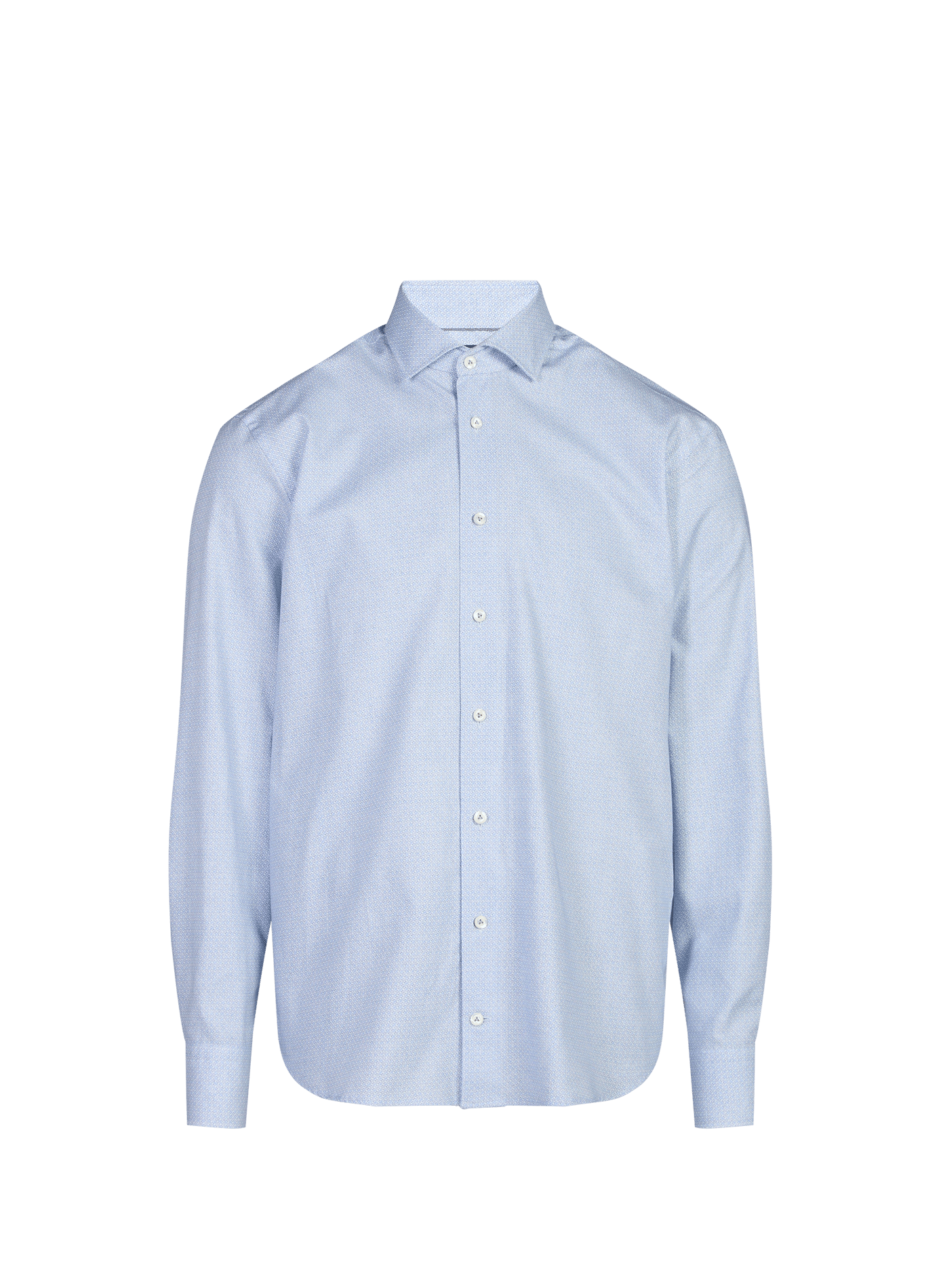 Baumwollhemd mit Mustern VAN LAACK Blau
