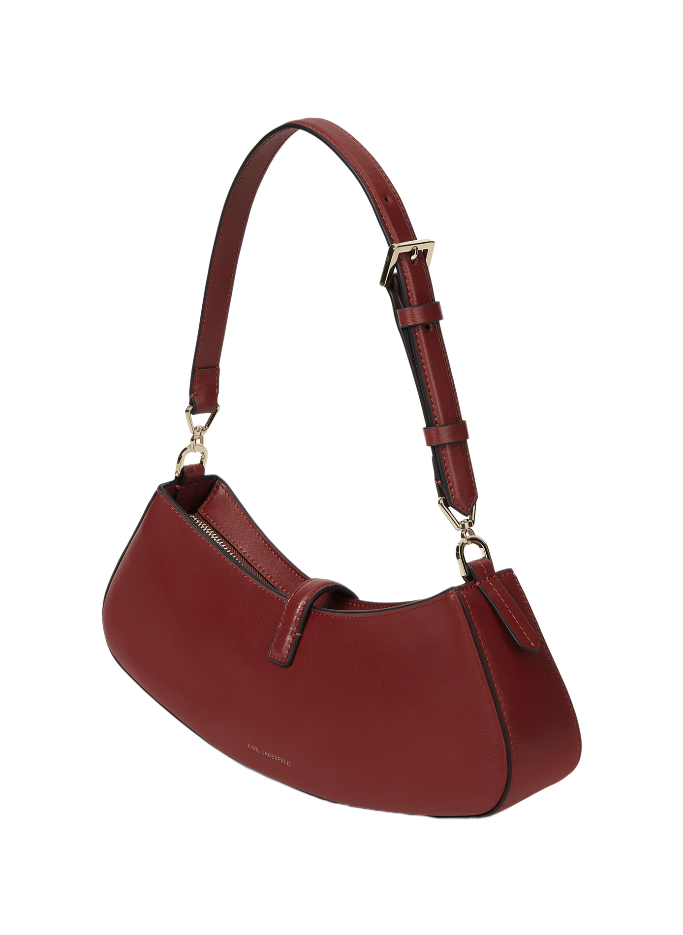 K/Autograph leather shoulder bag KARL LAGERFELD Red